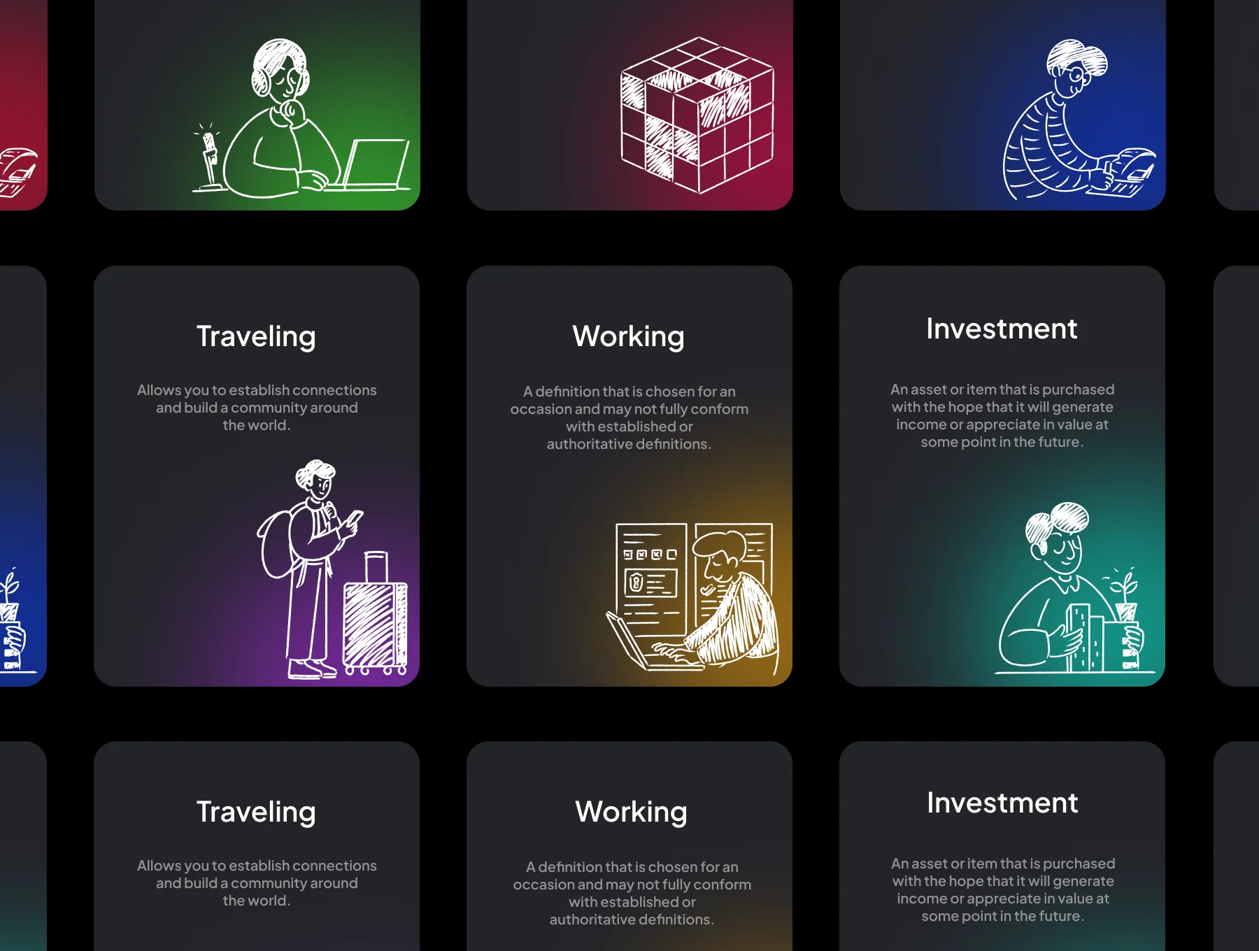Chalky Startup Activities Illustrations 2