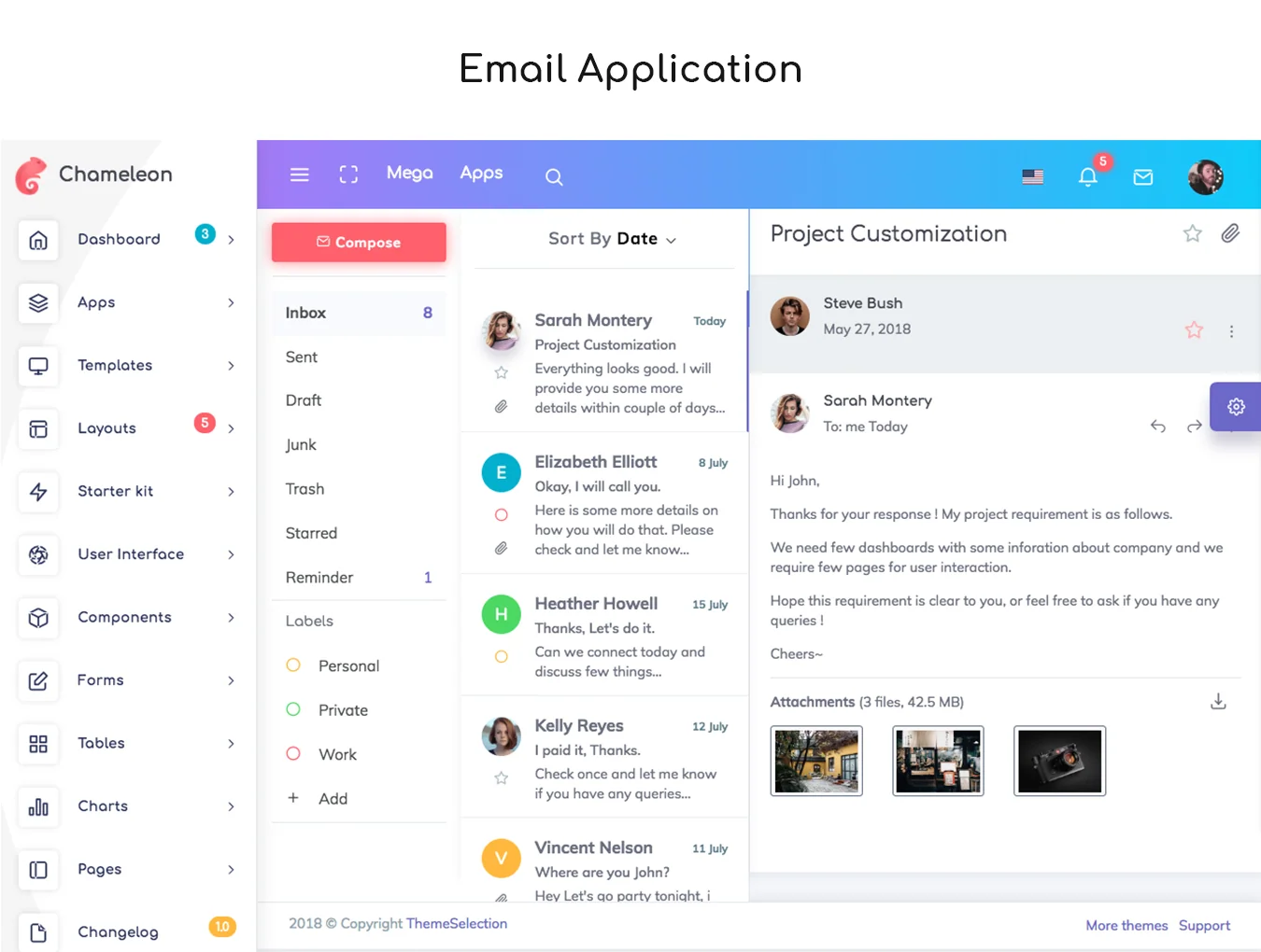 Chameleon Admin Template 4