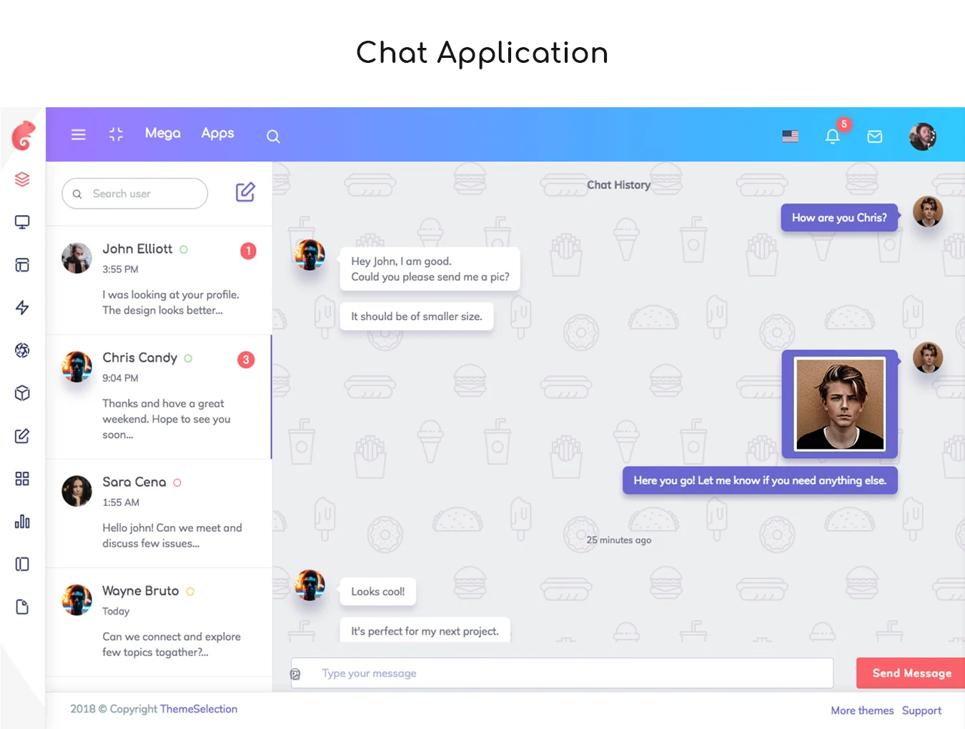 Chameleon Admin Template 5