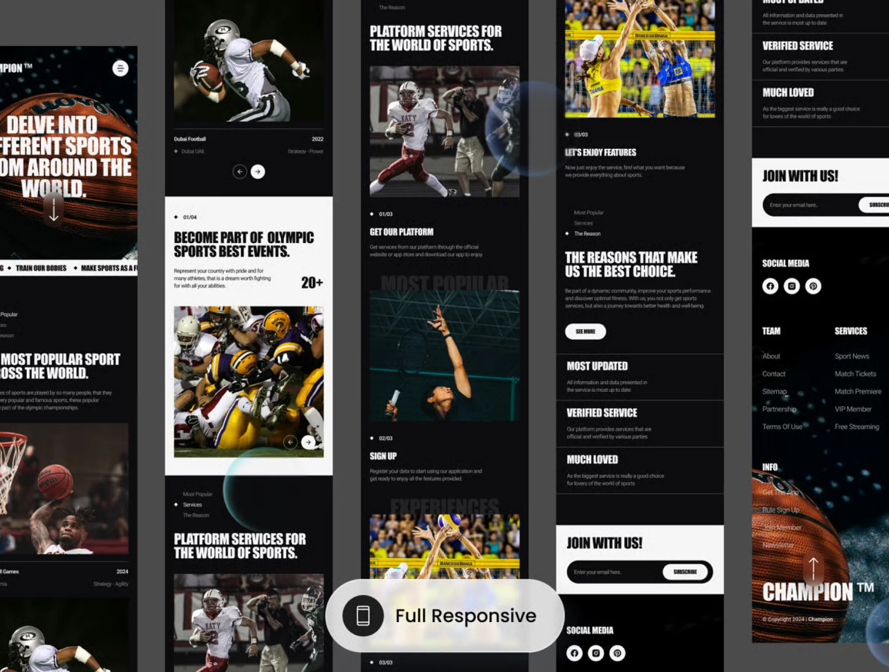 Champ - Sport Website Template 2