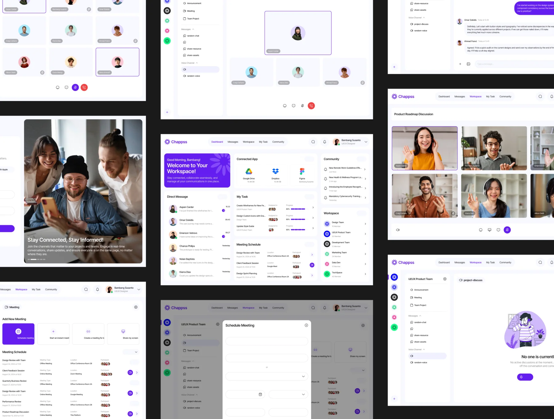 Chapps - Chatting Office Dekstop App UI KIT 6