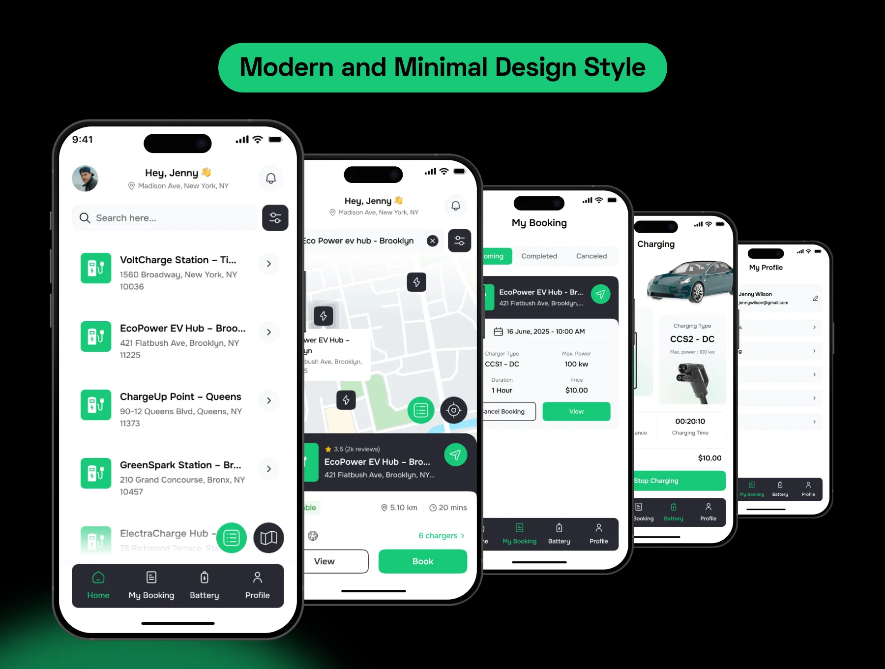 ChargePoint  - EV Charging & Parking App UI Kit 3