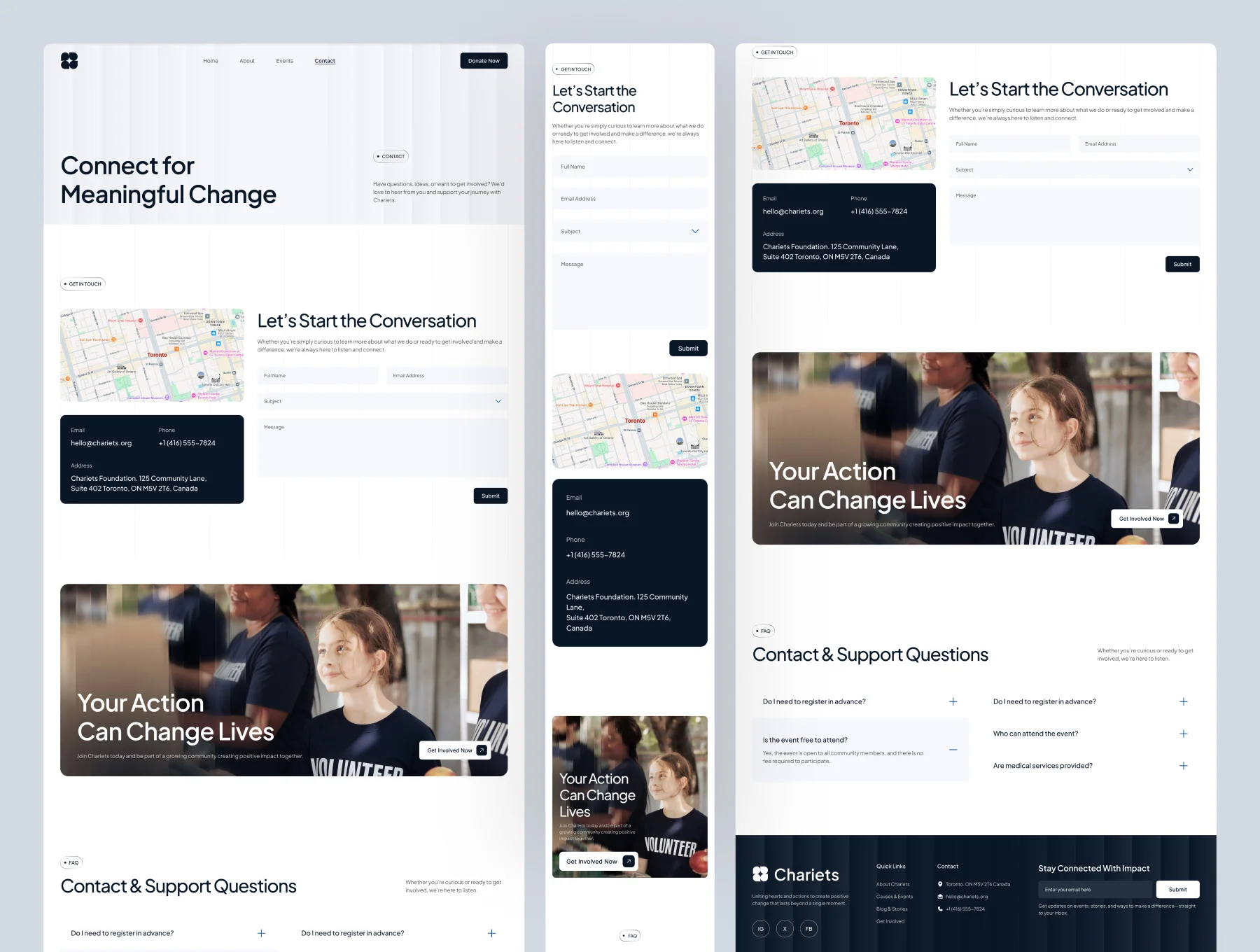 Chariets - Non-Profit Charity Website UI Figma Template 5