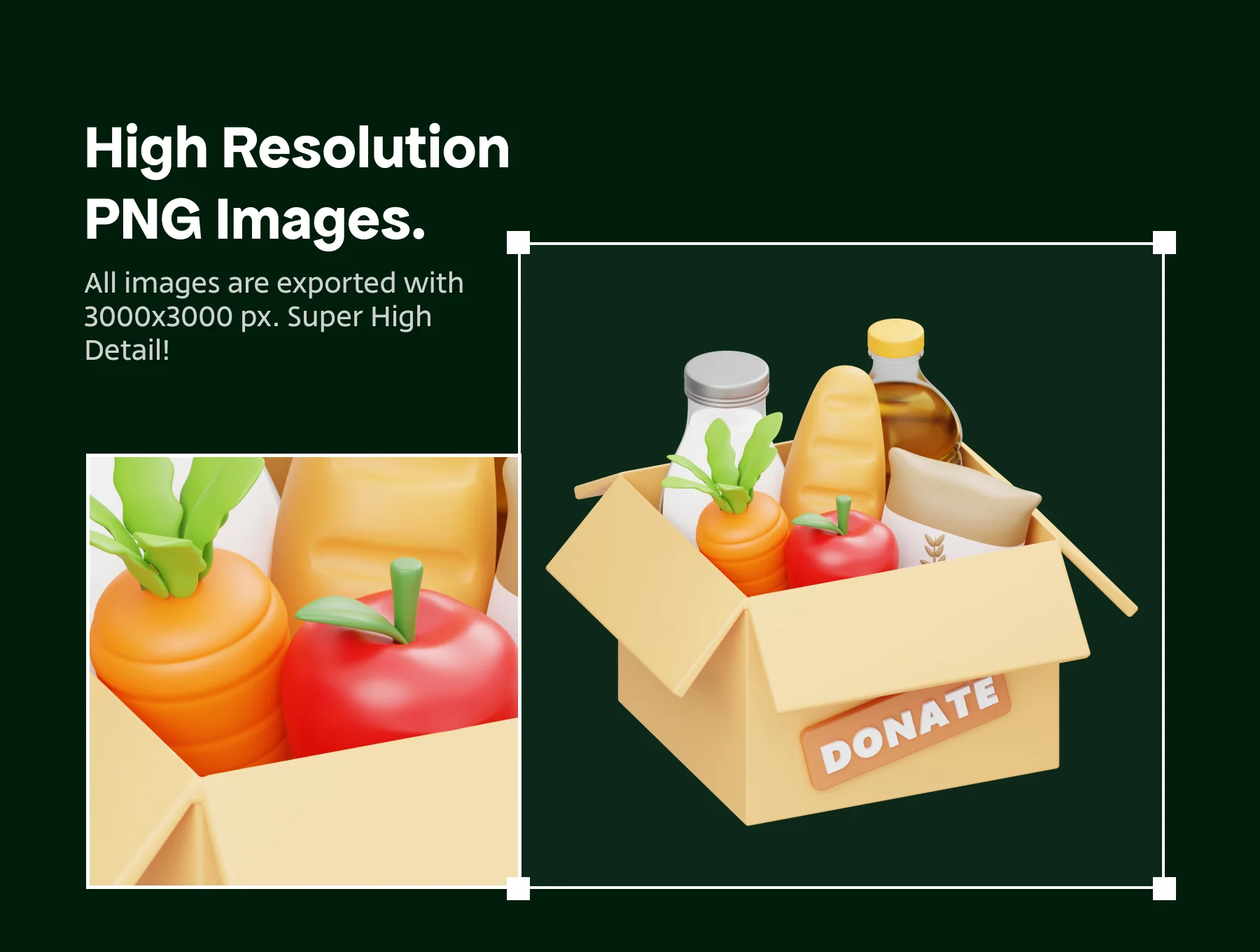 Charity And Donation 3D Icon 3