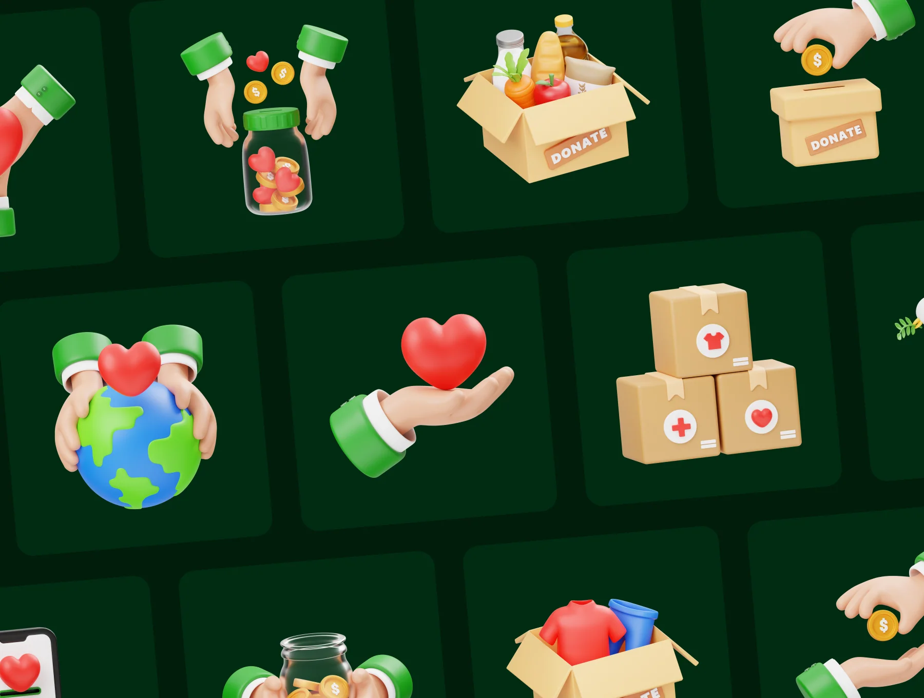Charity And Donation 3D Icon 5