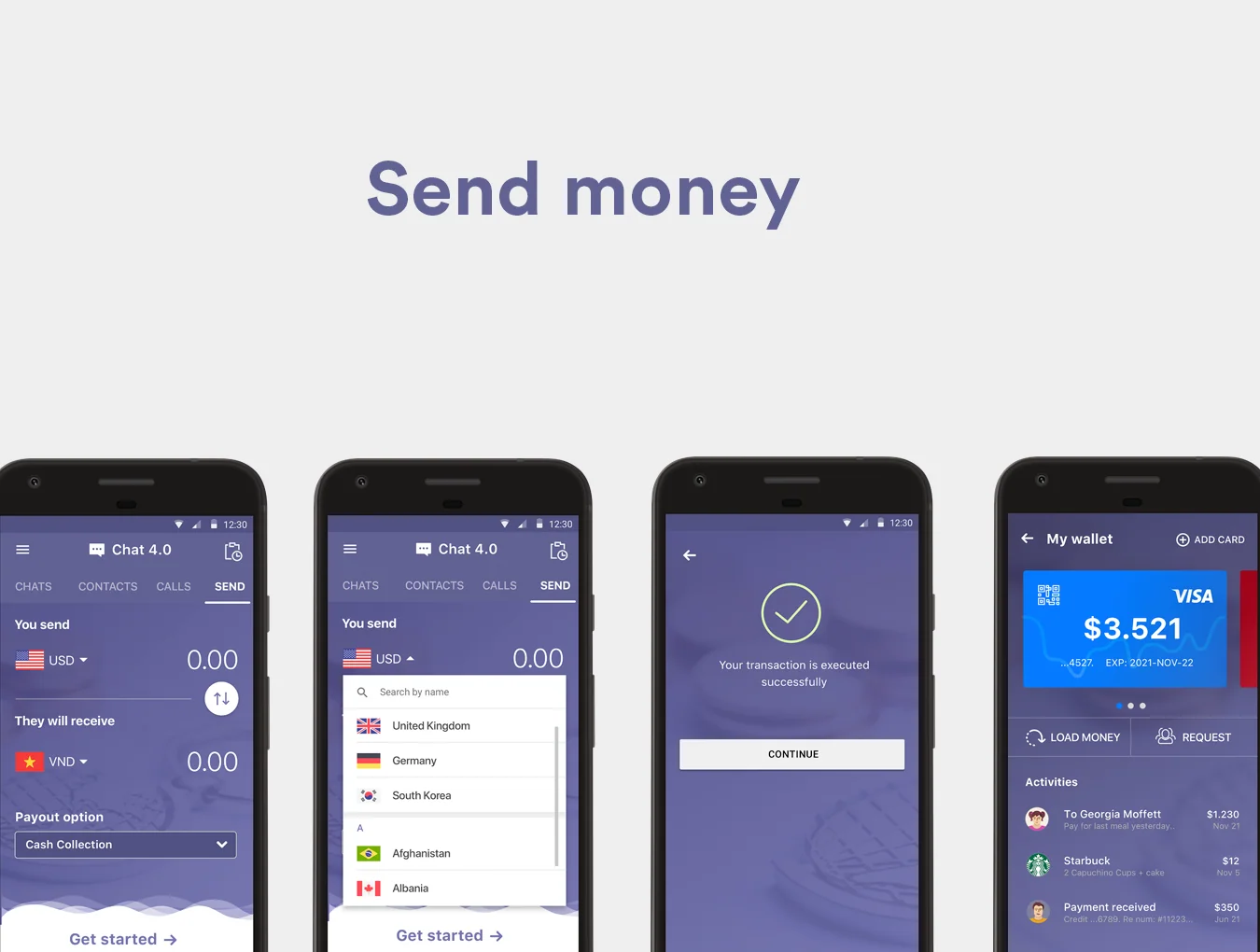 Chat 4.0 Material UI Kit 4
