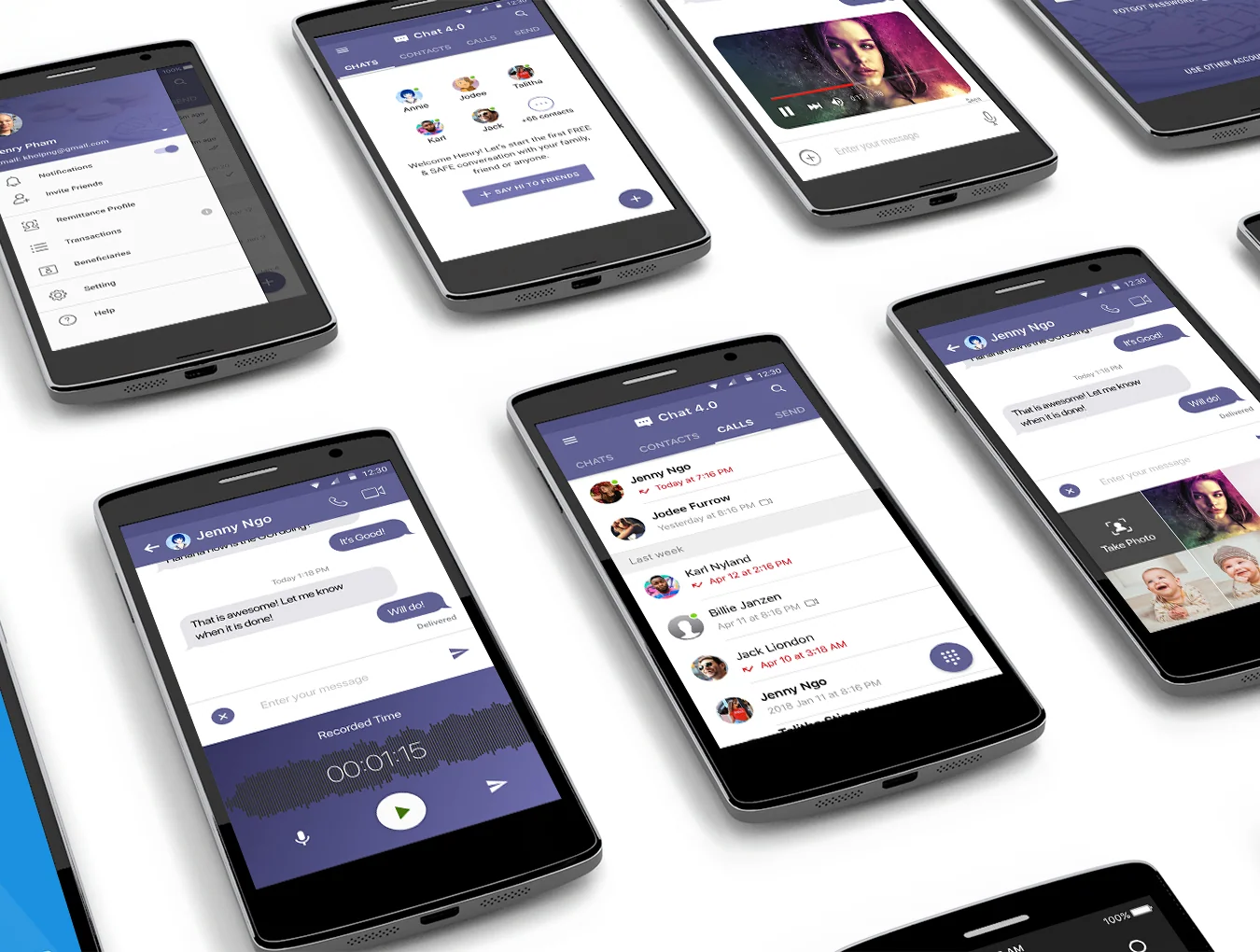 Chat 4.0 Material UI Kit 5