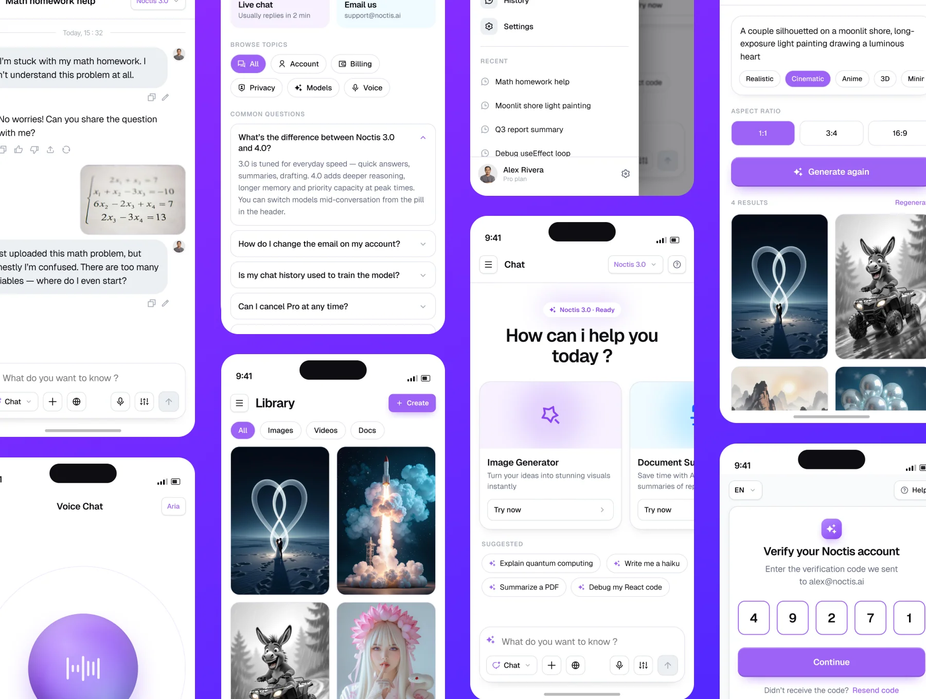Chat AI Assistant Mobile App UI Kit 2