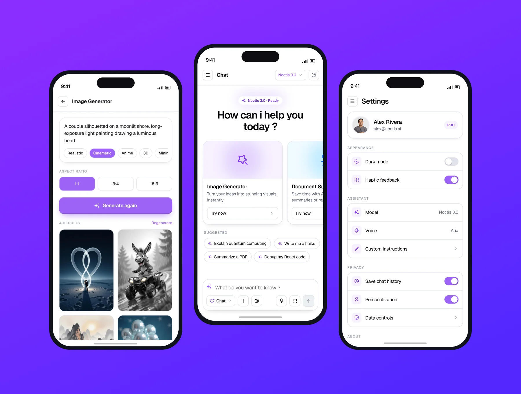 Chat AI Assistant Mobile App UI Kit 3