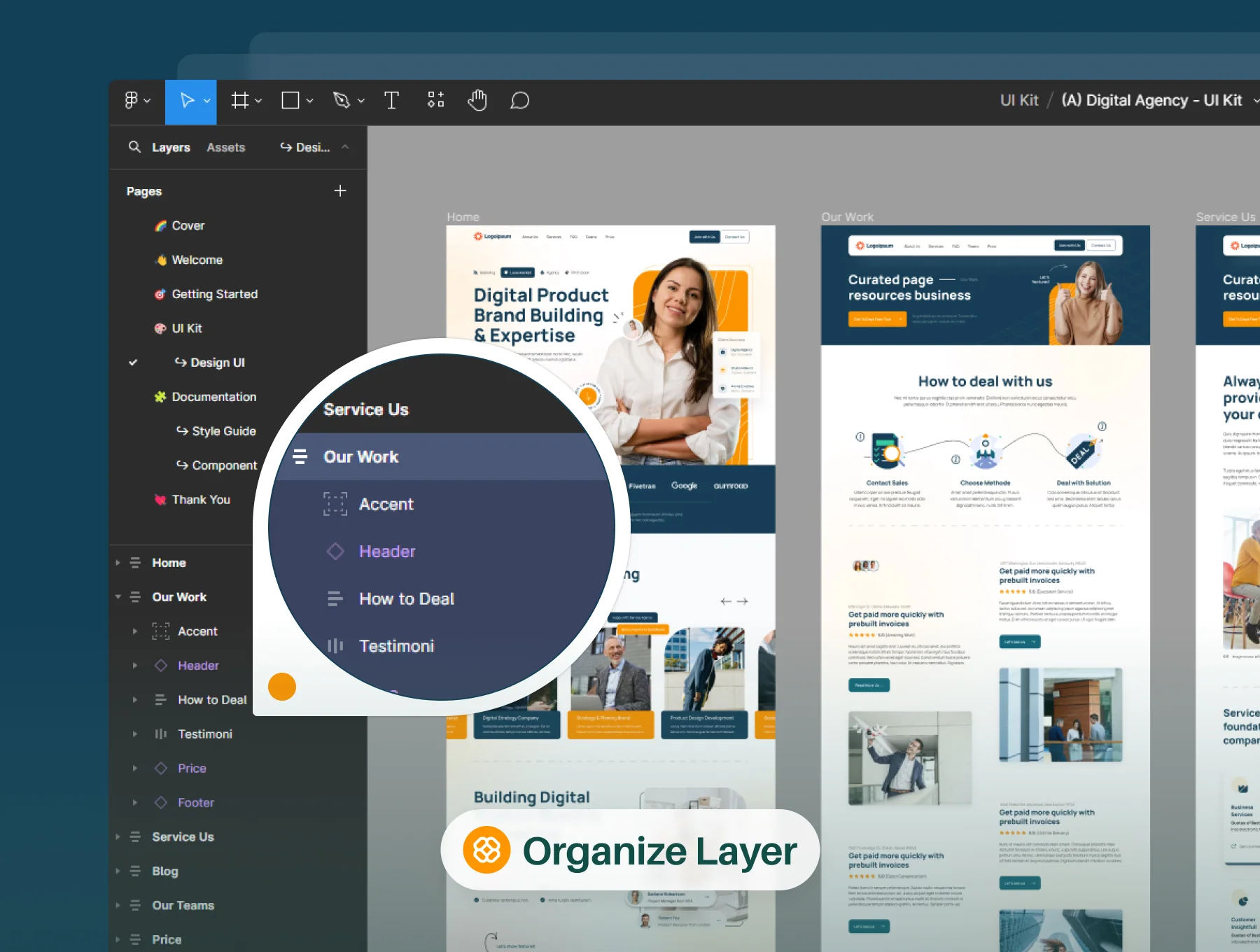 PixelPioneer - Digital Agency UI Kit 4
