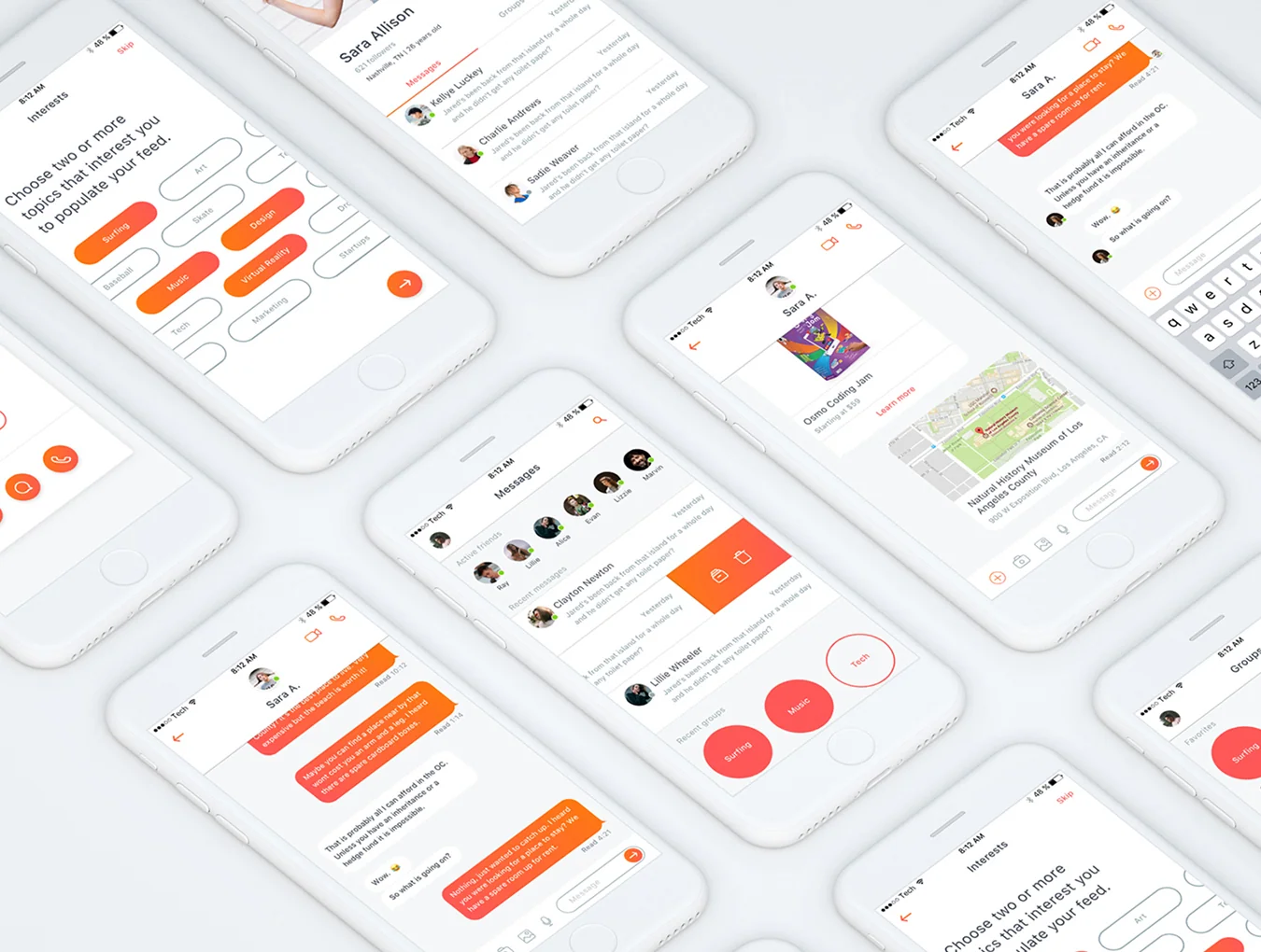 Chat Mini iOS UI Kit 2
