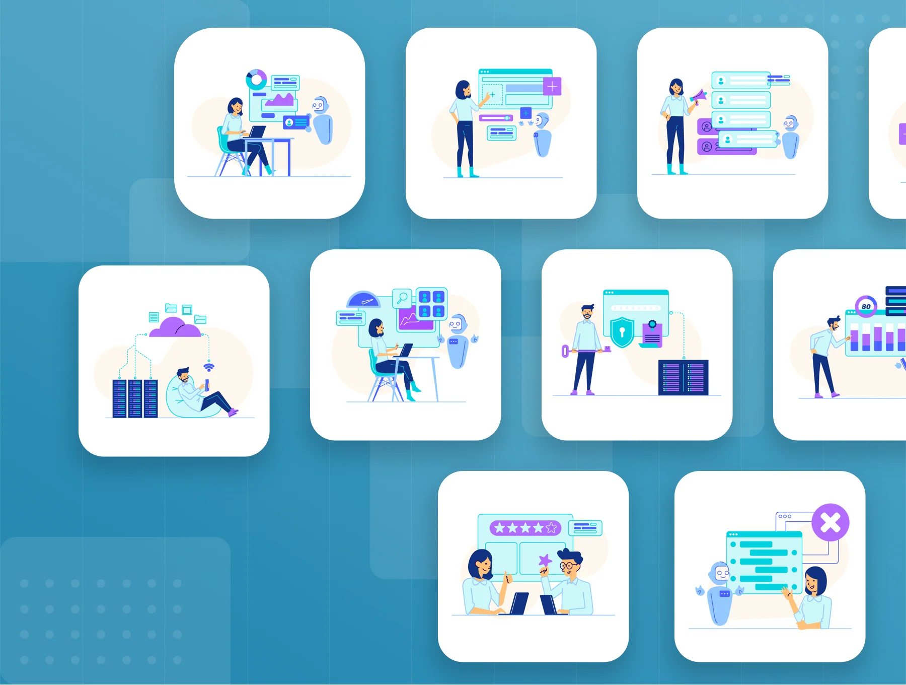 Chatbot - Artificial Intelligence Illustration 3