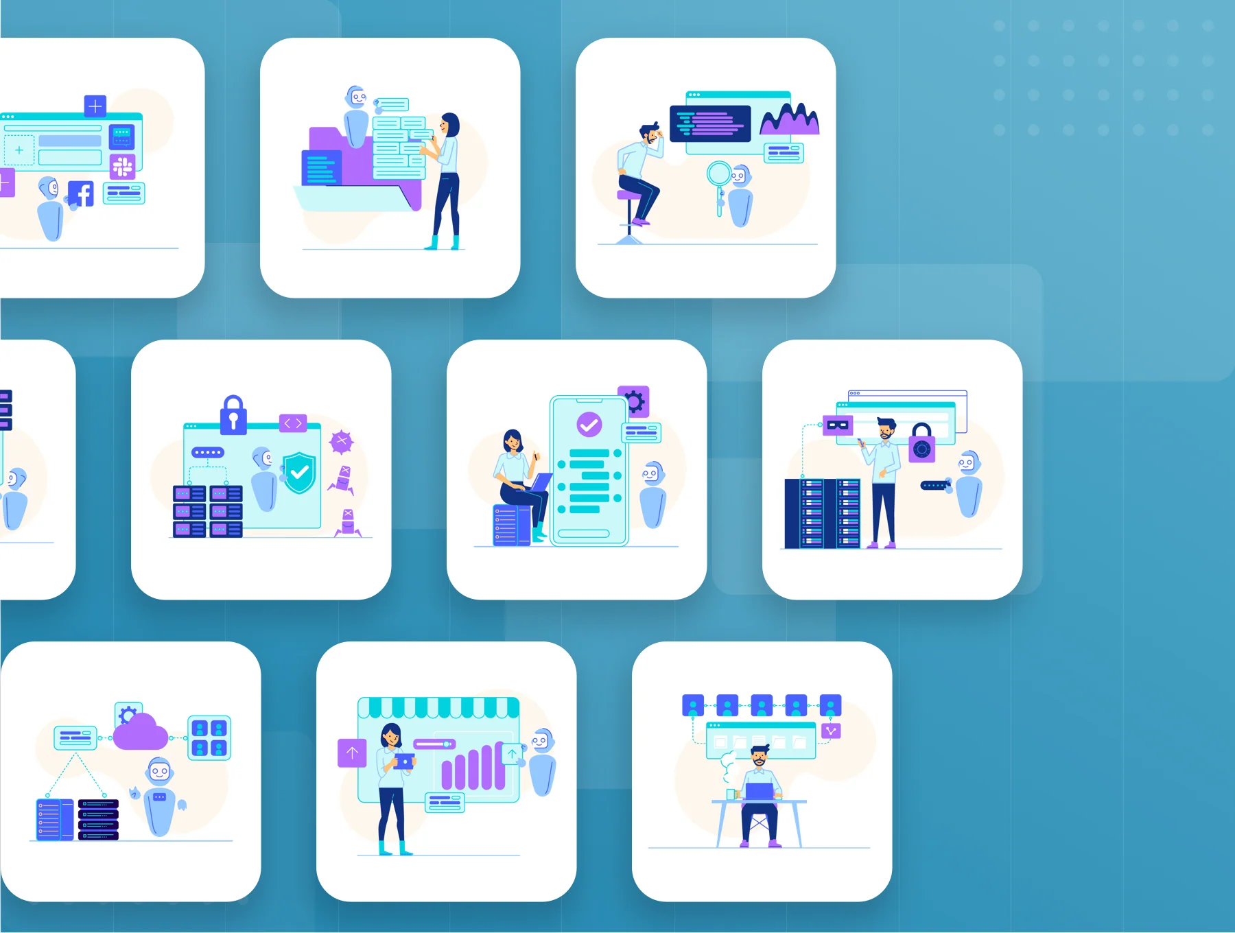 Chatbot - Artificial Intelligence Illustration 4