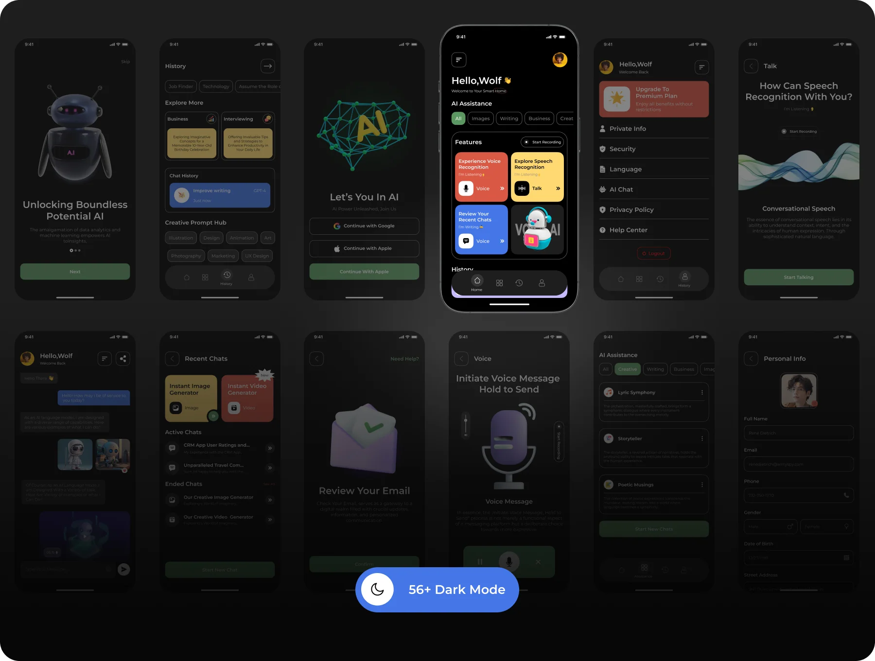 ChatCore |  AI Chat BOT App UI KIT 4