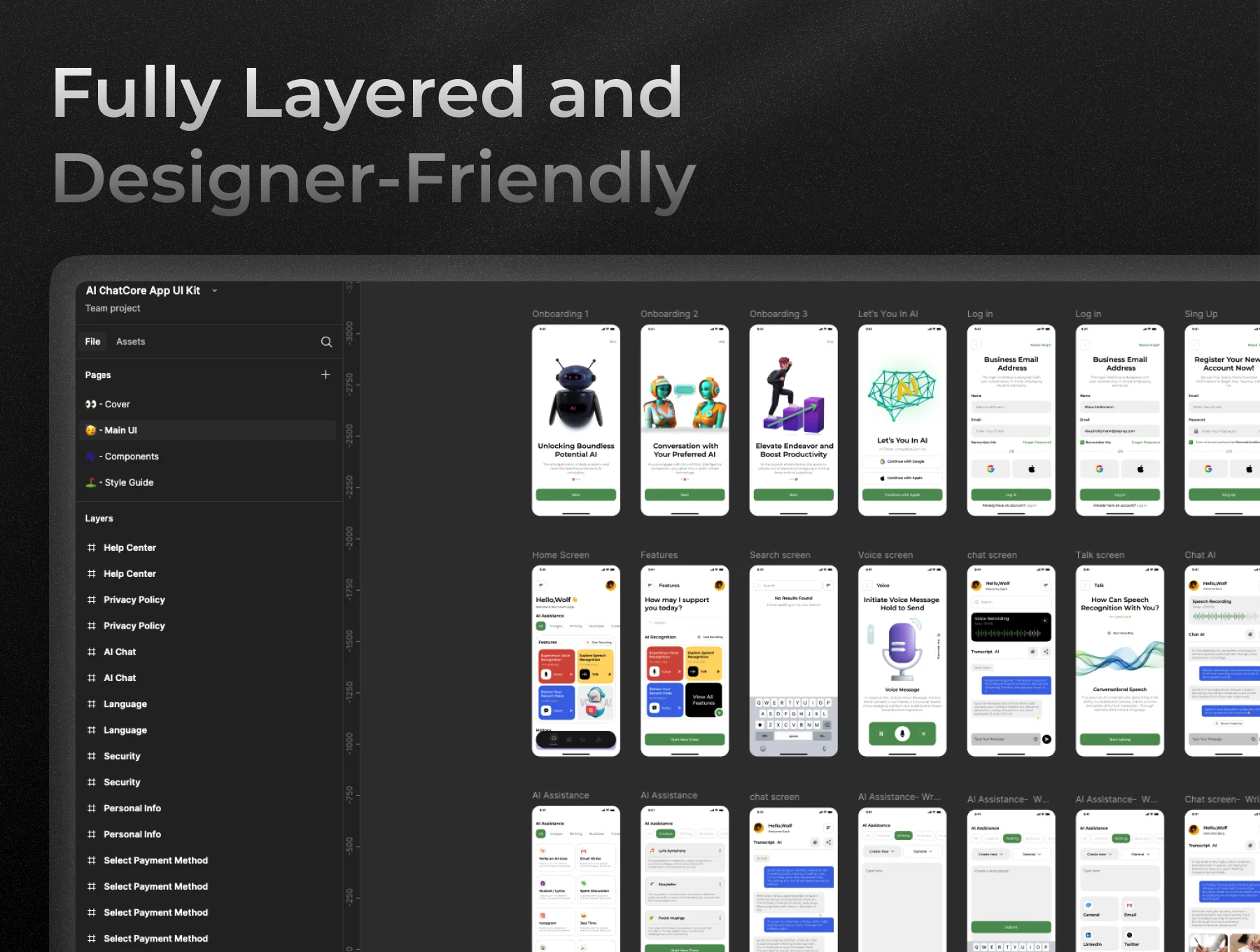 ChatCore |  AI Chat BOT App UI KIT 8