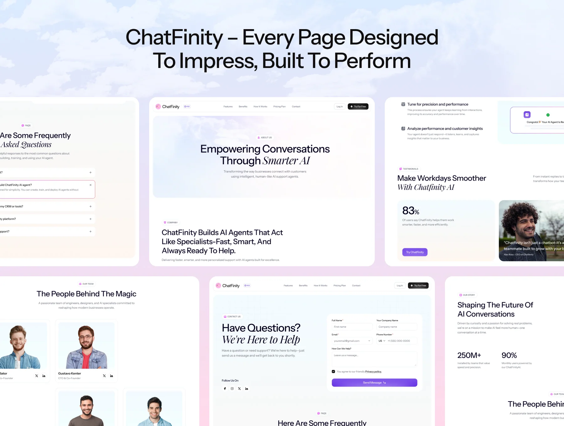 Chatfinity - Webflow AI Chatbot SaaS Template 4