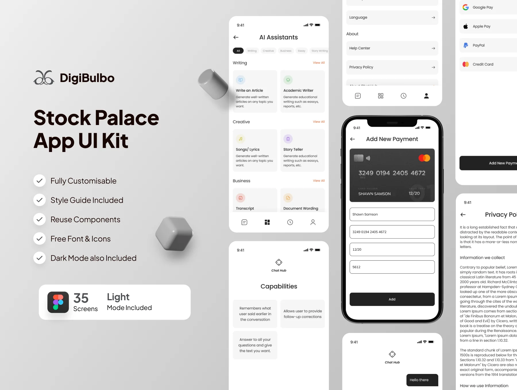 ChatHub - AI Chat Mobile App UI KIT