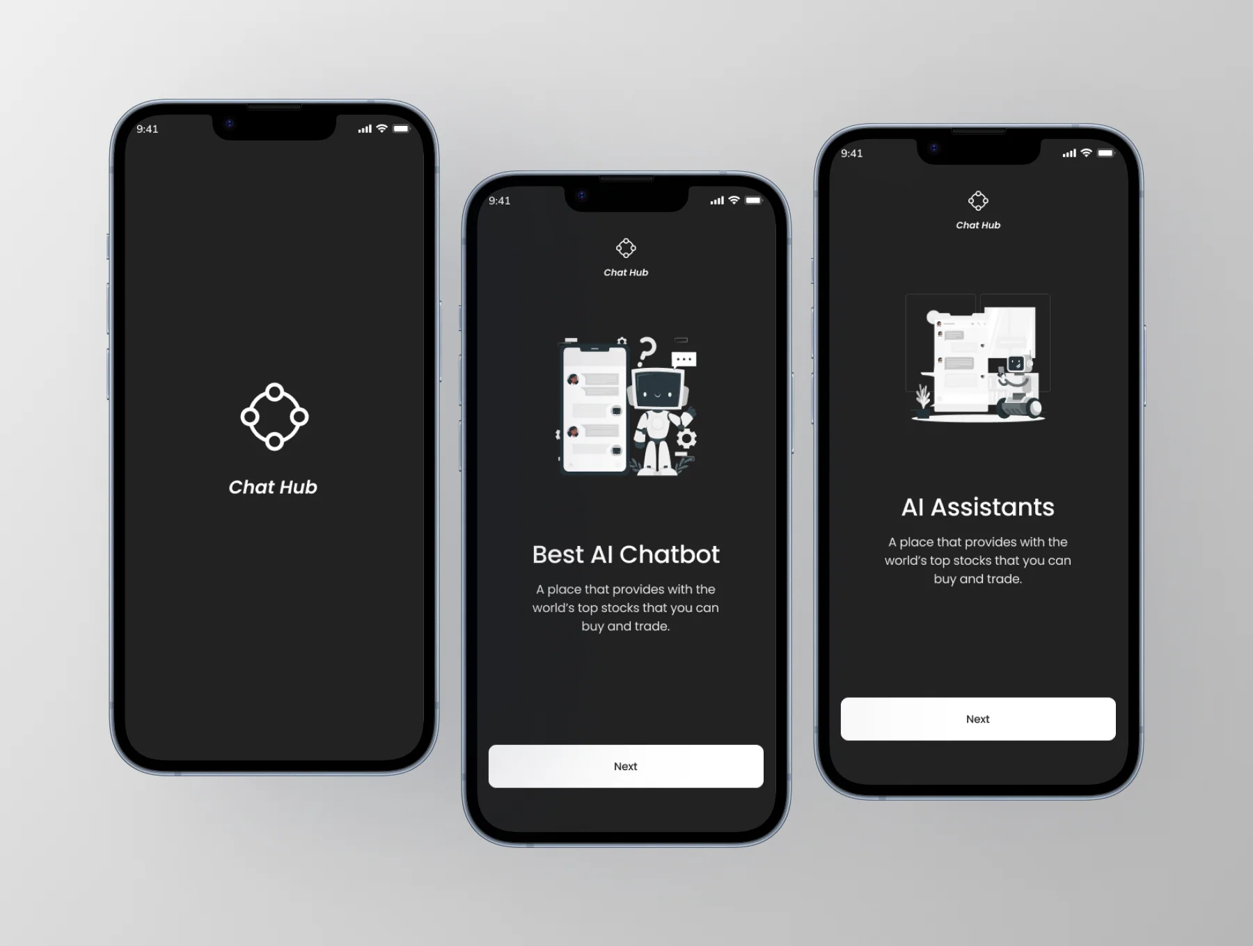 ChatHub - AI Chat Mobile App UI KIT 3