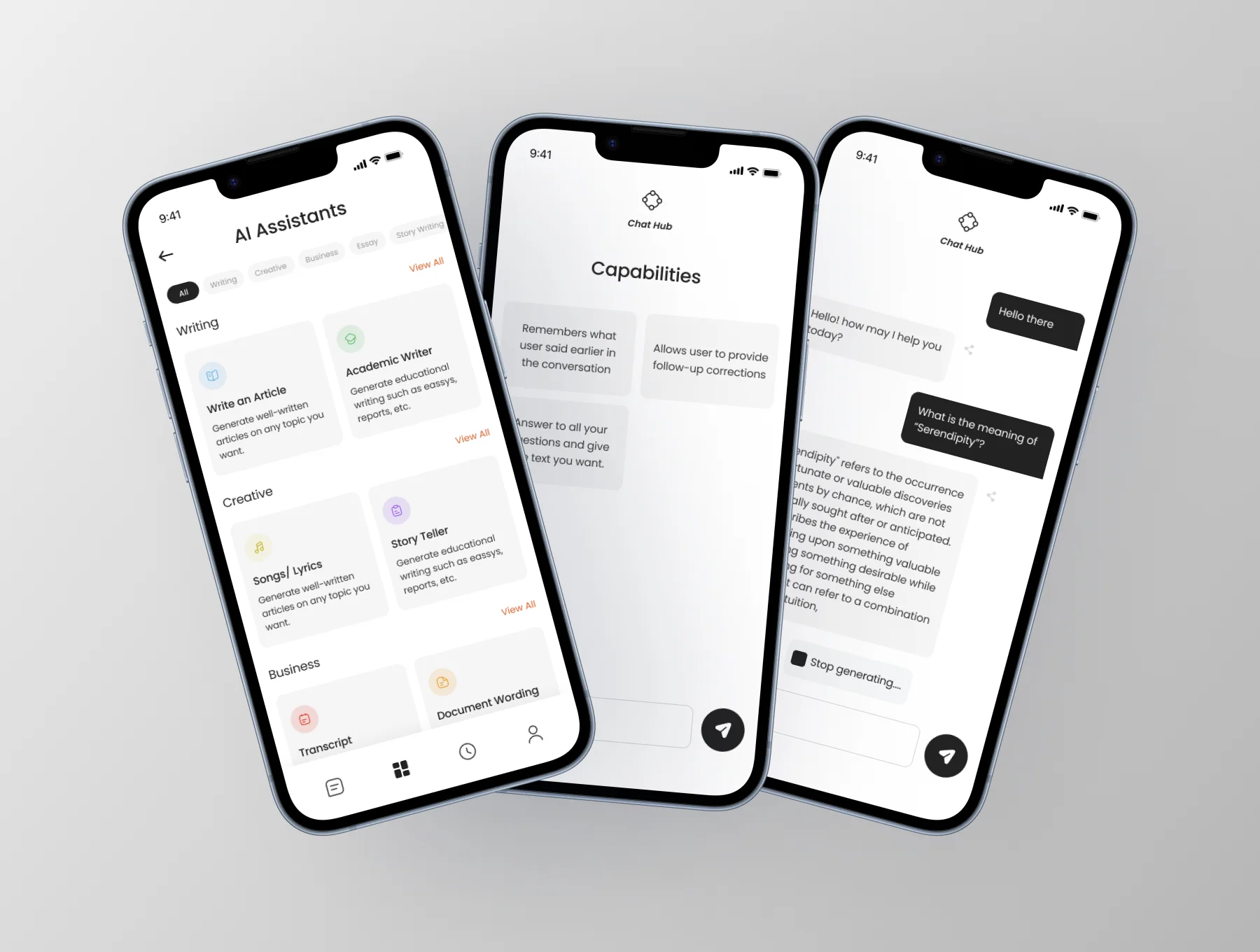 ChatHub - AI Chat Mobile App UI KIT 5