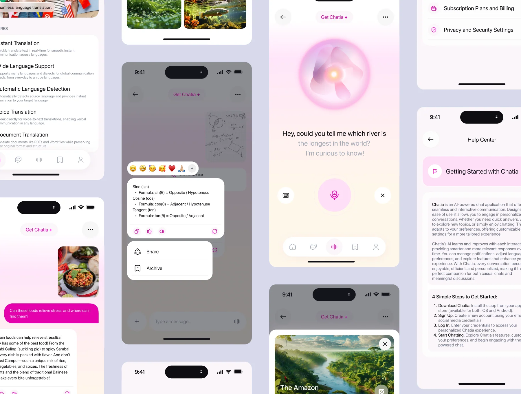Chatia - AI Chatbot Mobile App 7