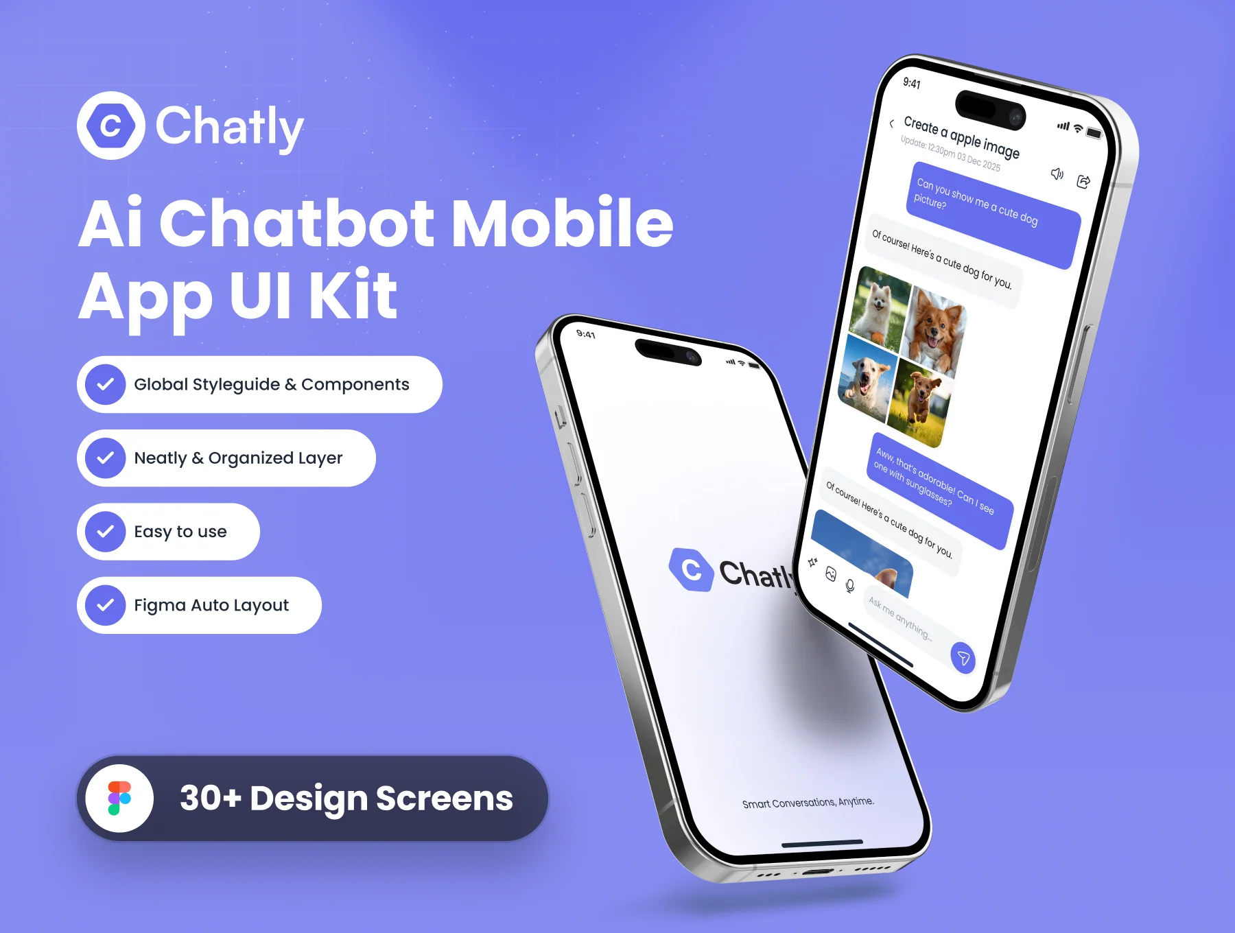 Chatly Ai Chatbot Mobile App UI Kit