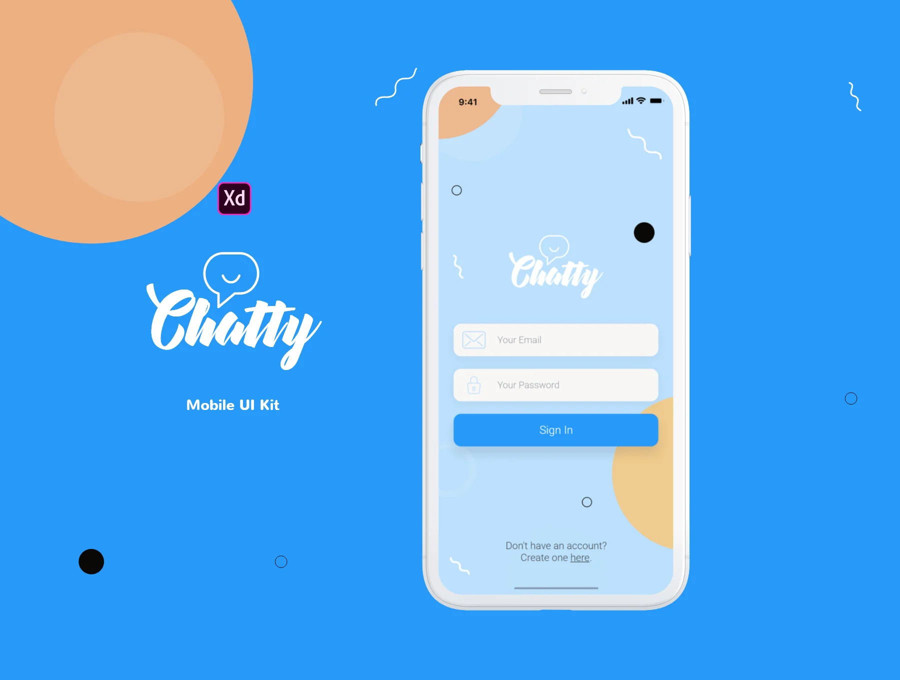 Chatty Mobile UI Kit