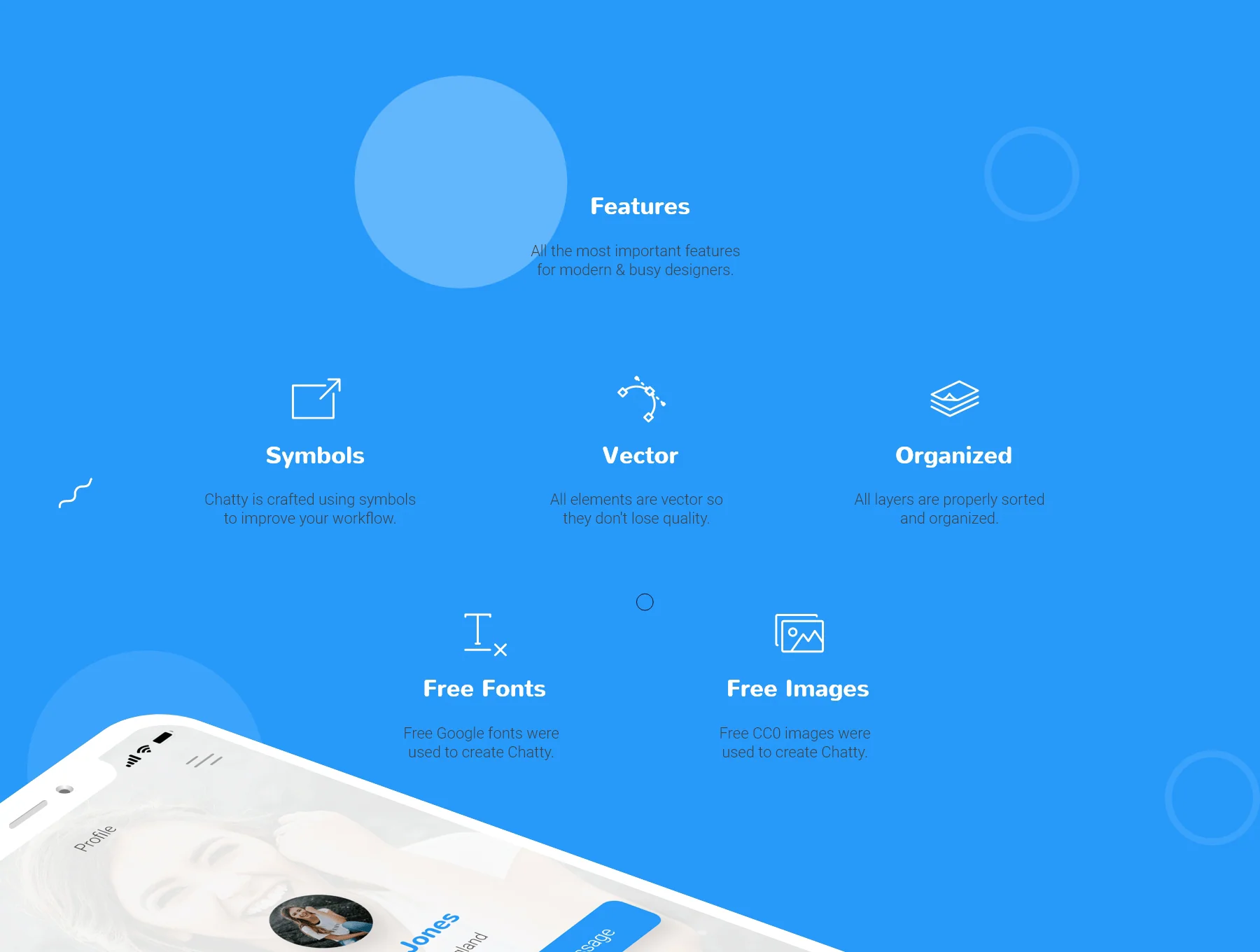 Chatty Mobile UI Kit 3