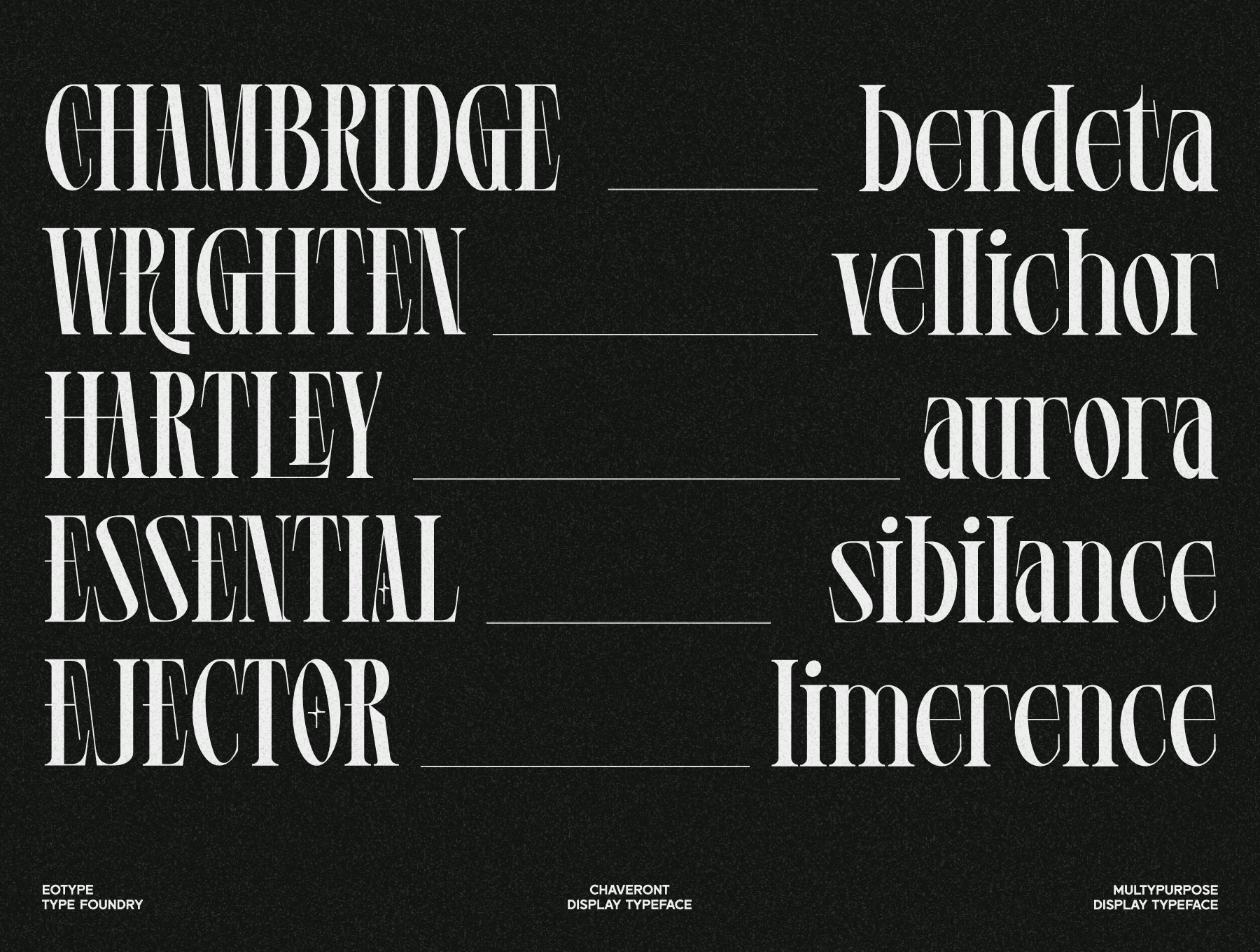 Chaveront Display Font 2