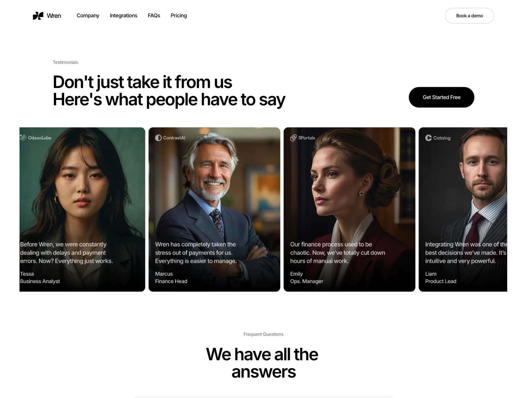 Wren - SaaS Framer Template 2