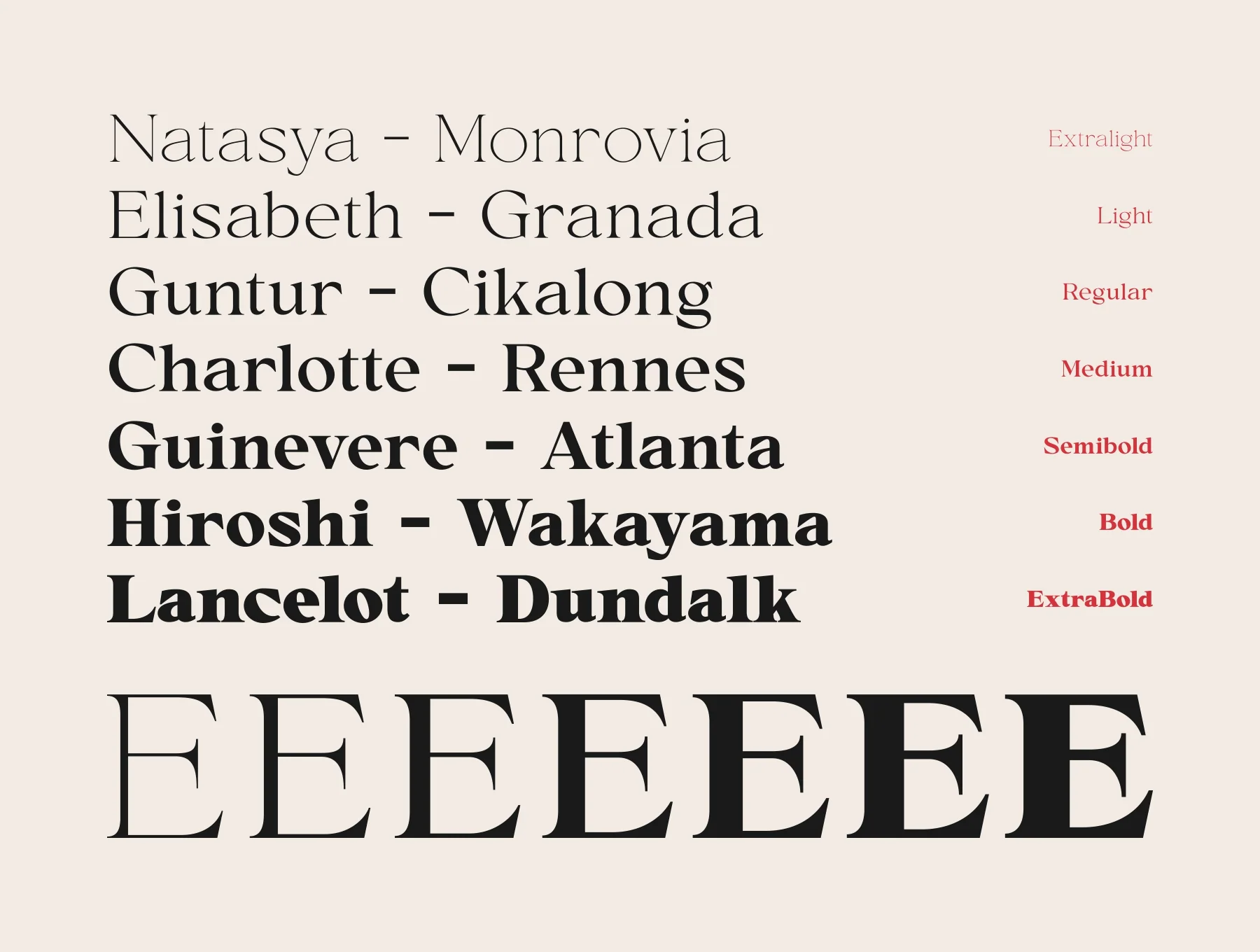 Chevalon Fonts Family 10