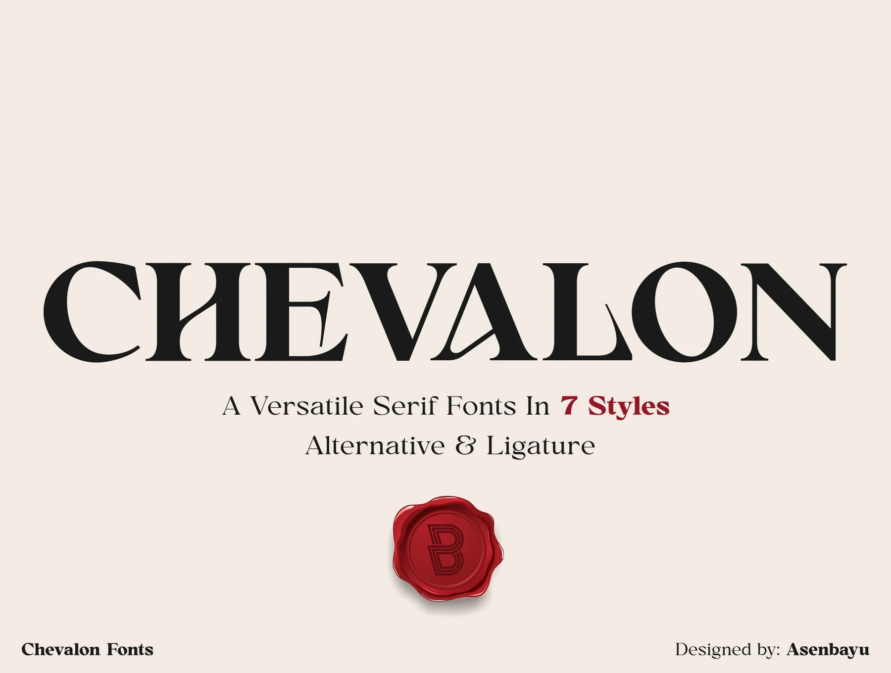 Chevalon Fonts Family