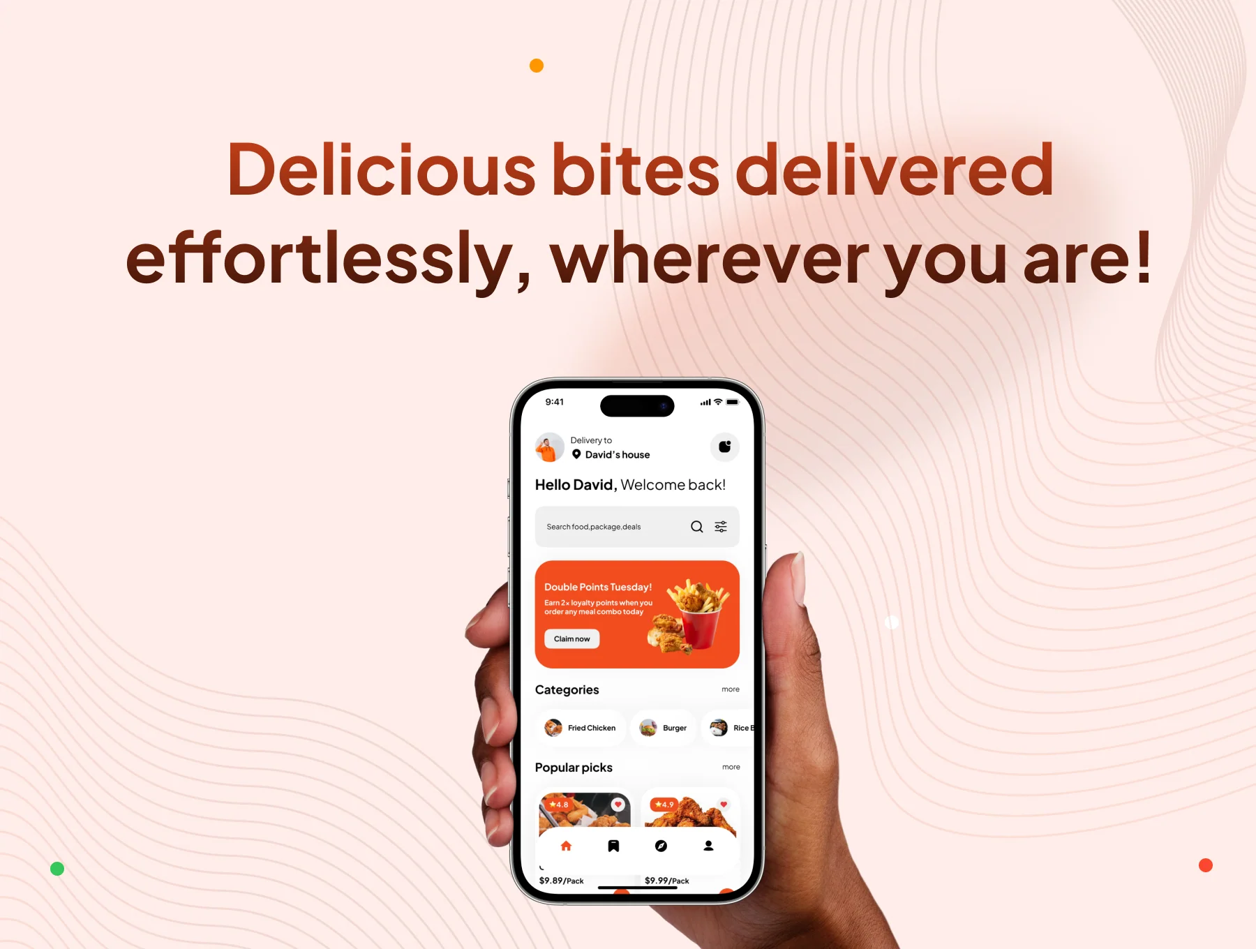 Chickbite - Fast Food Online Delivery App UI Kit 8
