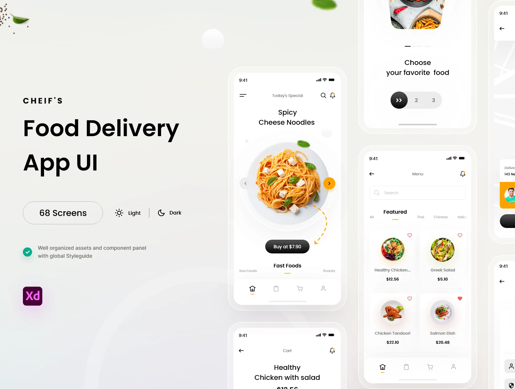 Chiefs Food App UI Kit