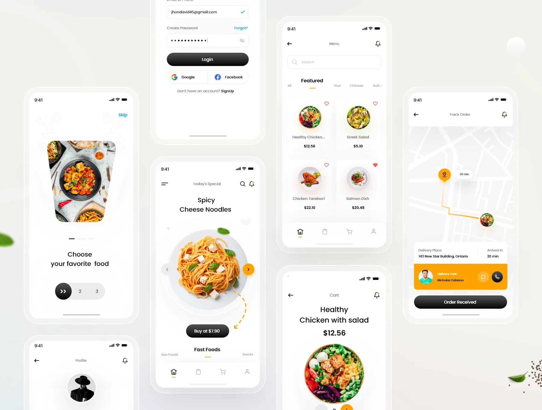Chiefs Food App UI Kit 2