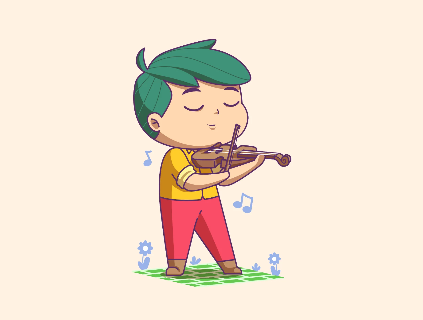 Children & Boys Activities Illustration Pack 5