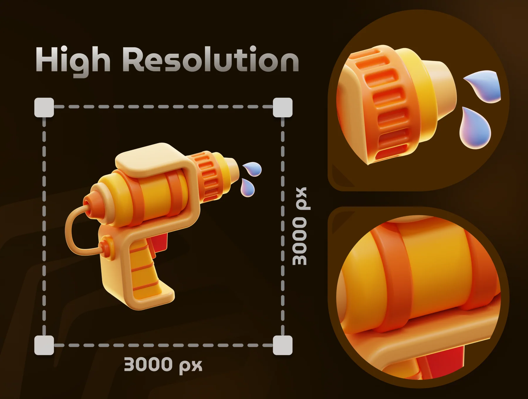Children Toy 3D Icon Set 4