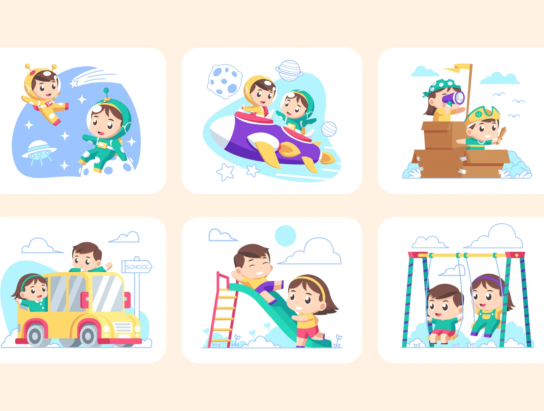 Children's Illustration Pack 4