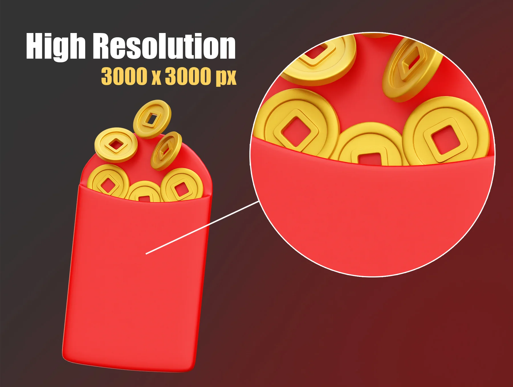 Chinese New Year 3D Icon Illustrations 3
