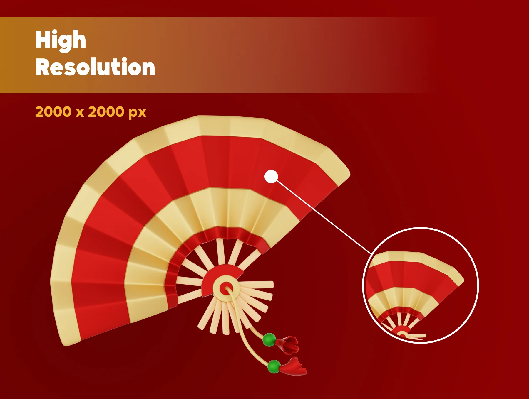 Chinese New Year 3D Icon Set 4