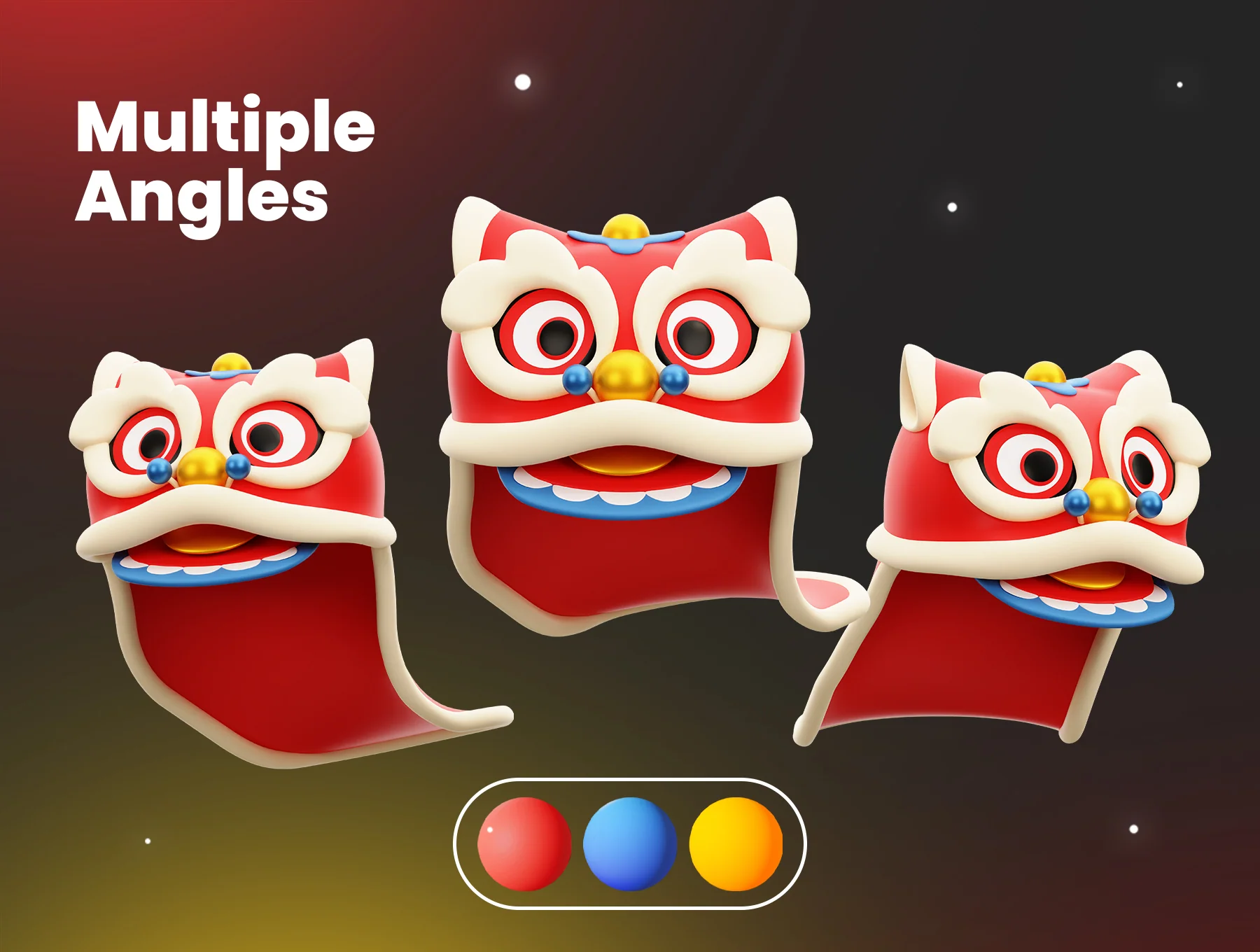 Chinese New Year 3D Icons 4