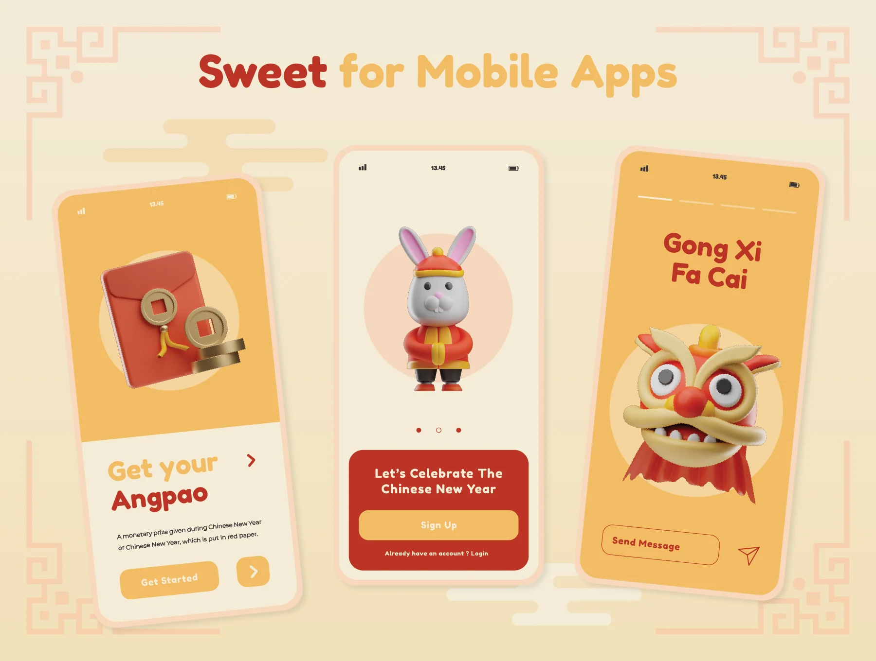 Chinese New Year 3D Icons 3
