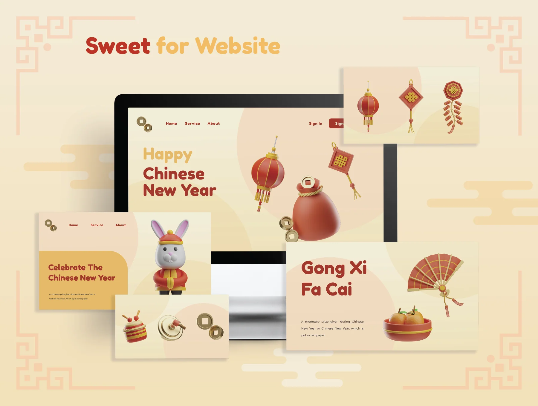 Chinese New Year 3D Icons 4