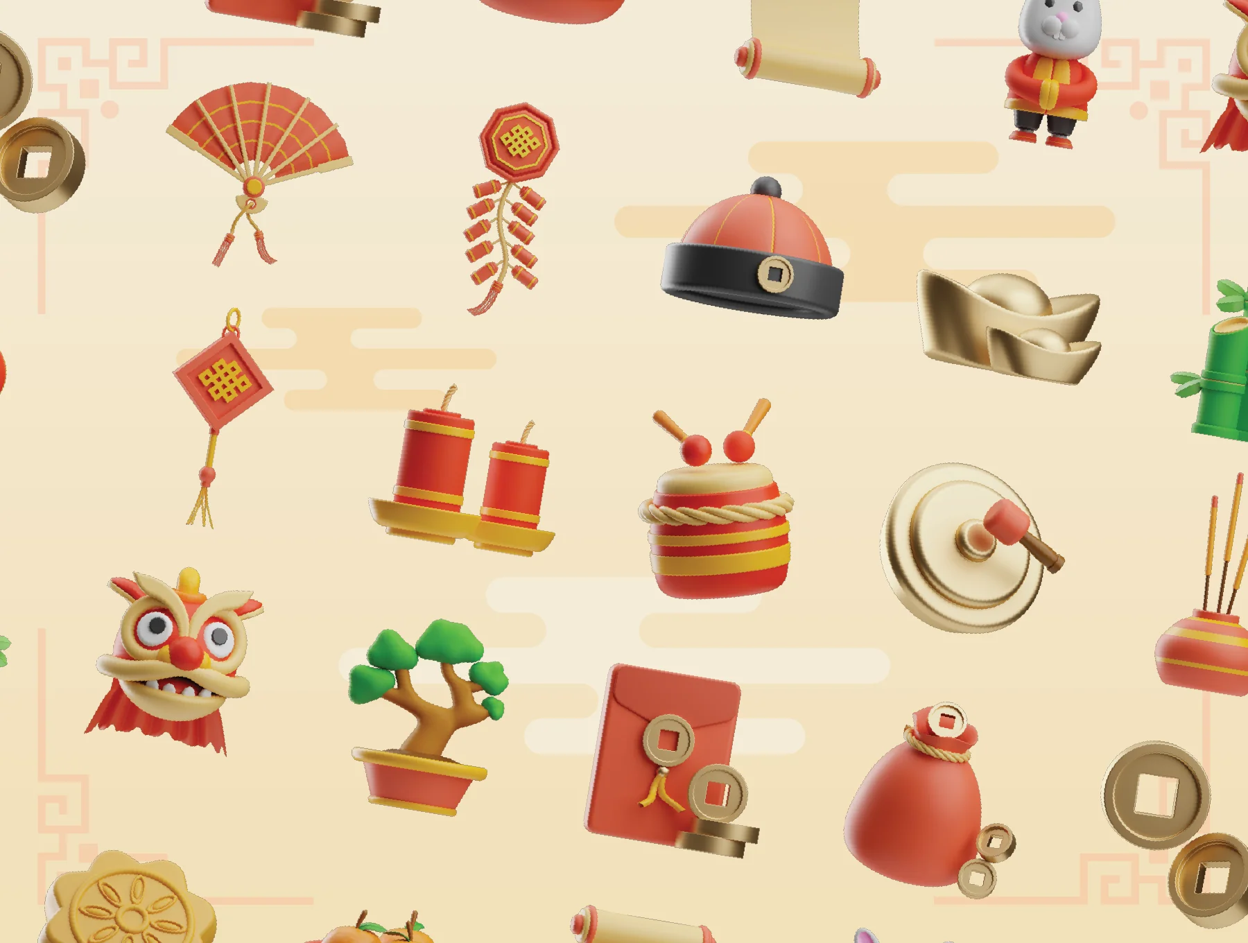 Chinese New Year 3D Icons 6