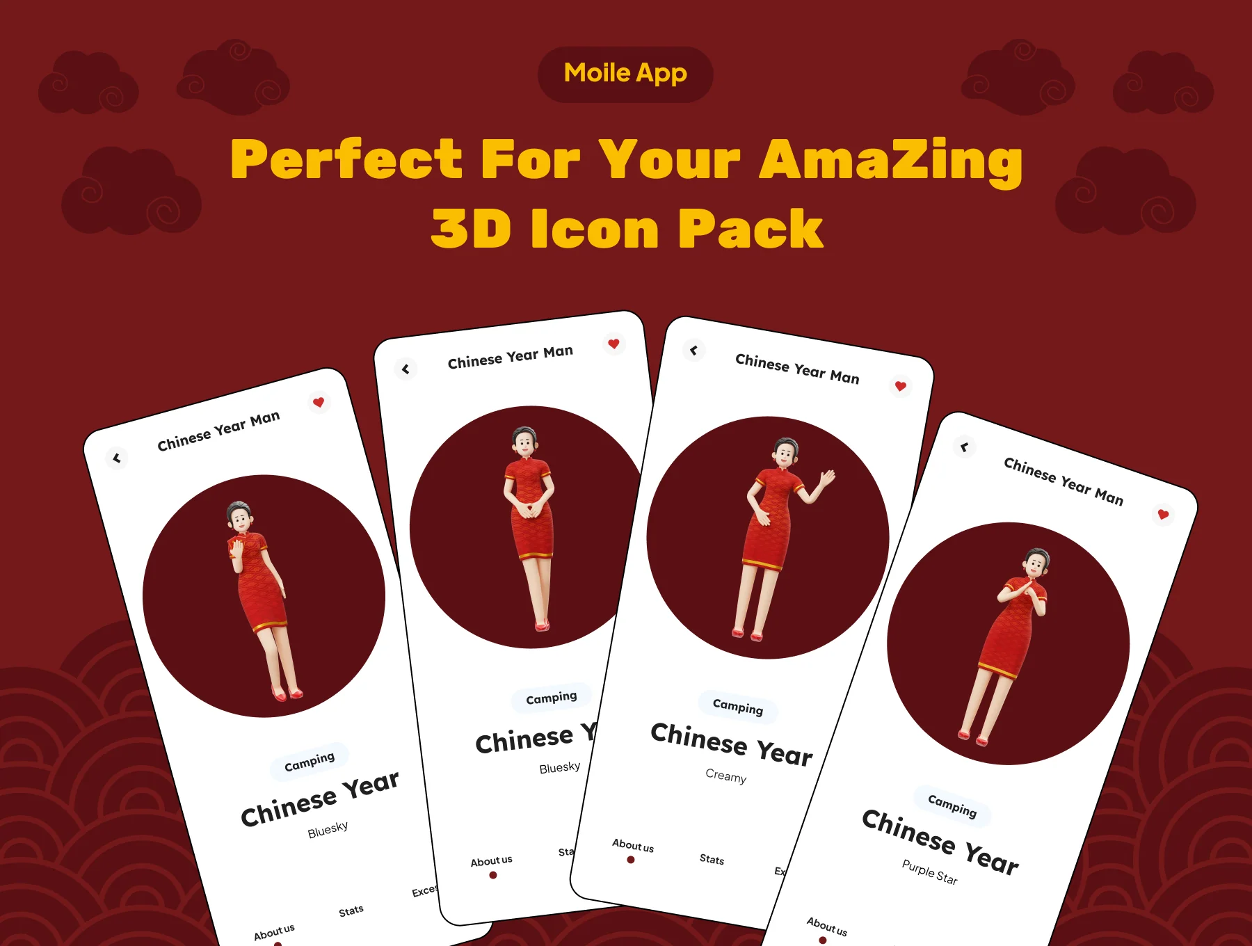 Chinese New Year Woman Character 4