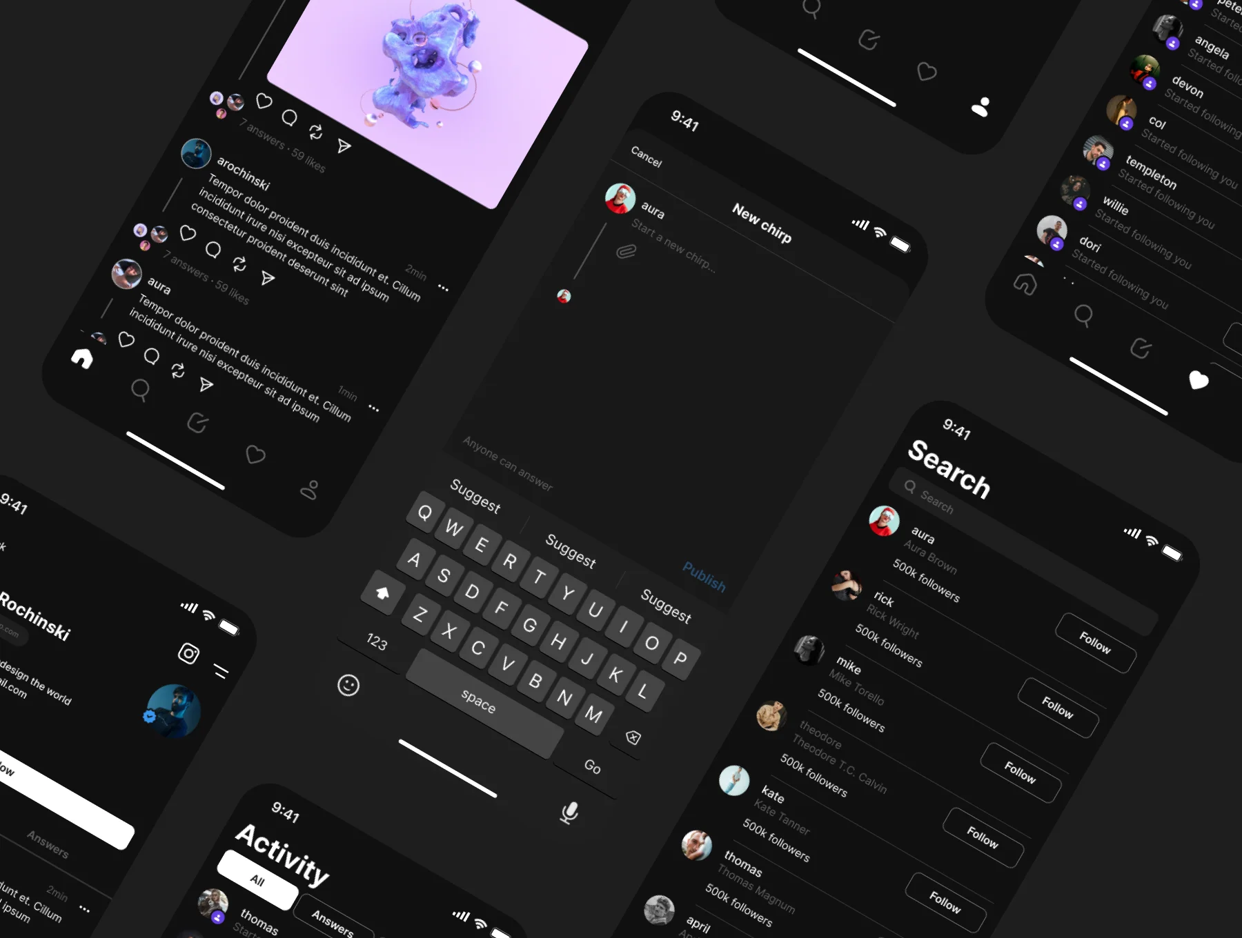 Chirp - Messaging Social Network 5