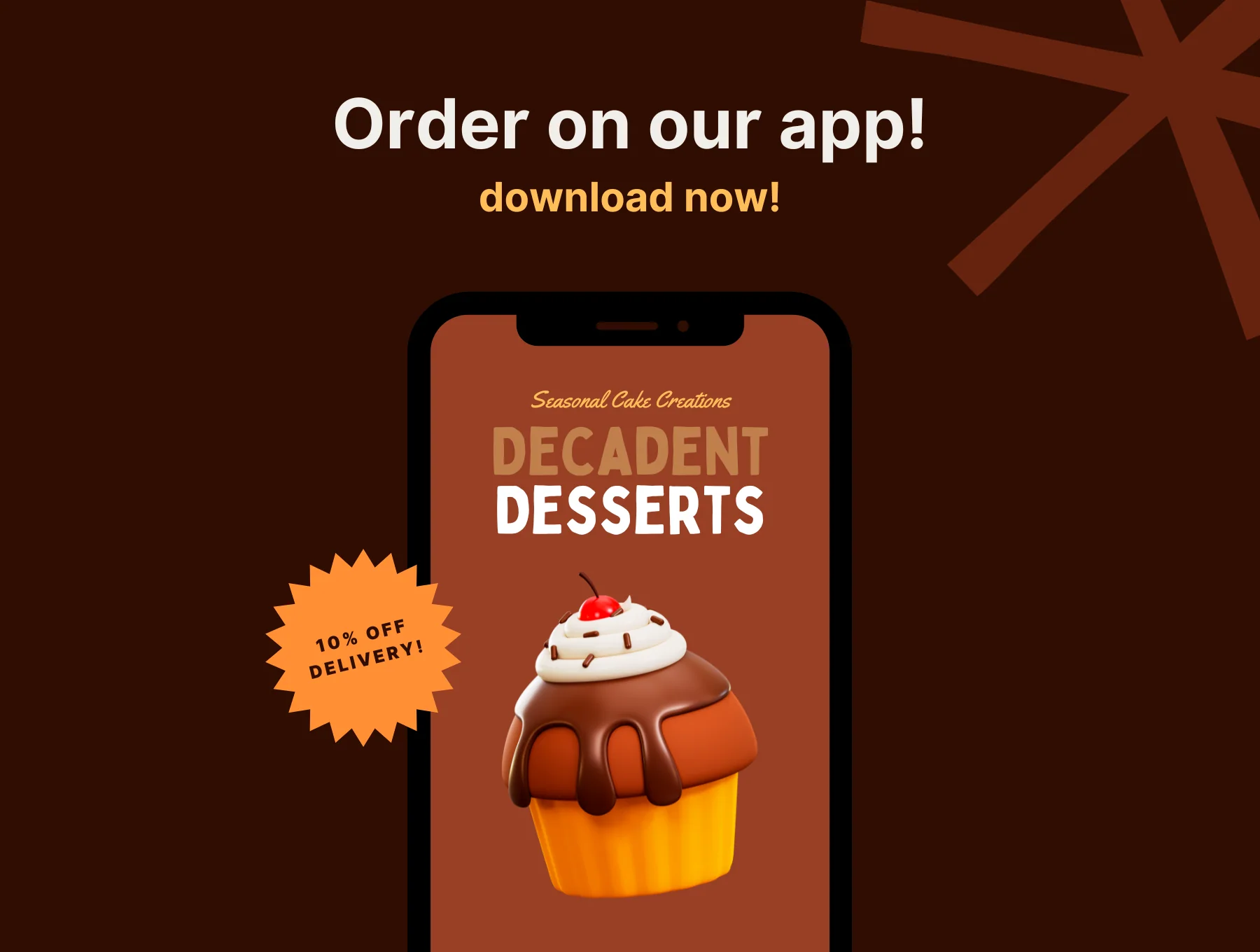 Chocolate 3d Icon for Dessert, Bakery and Restaurant 6