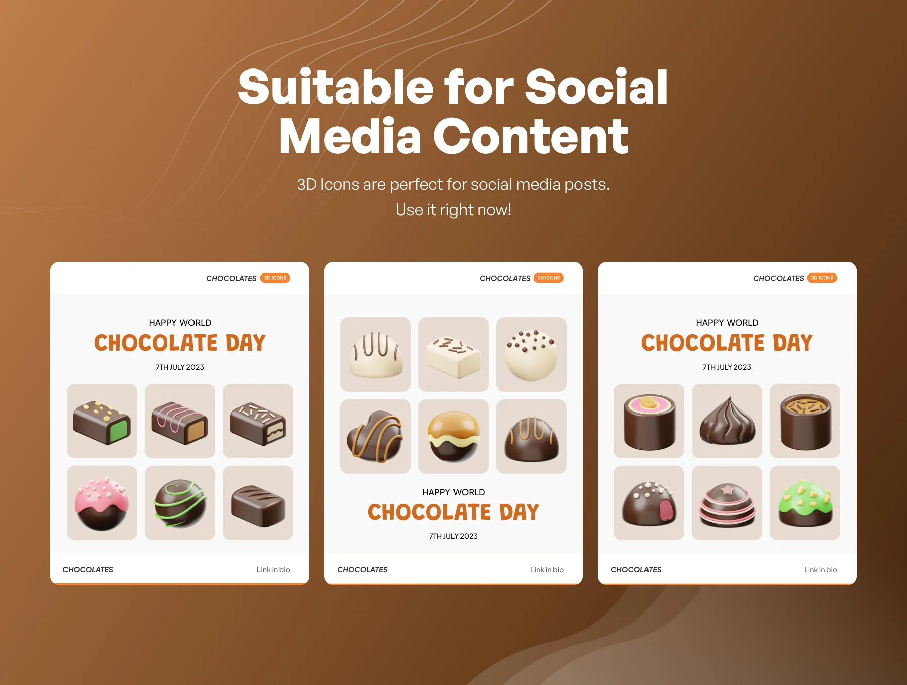 Chocolate 3D Icon 4