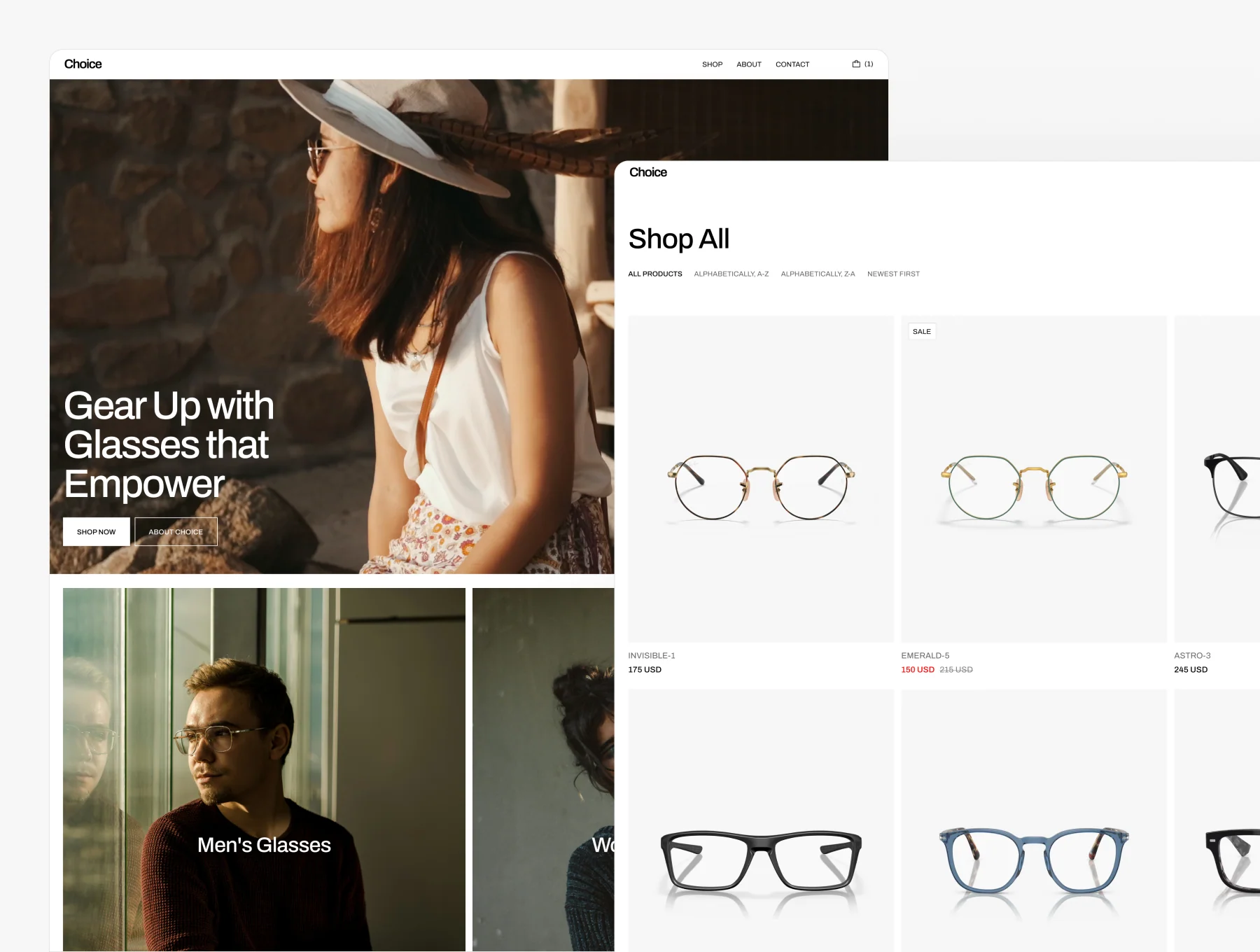 Choice — Ecommerce Website 2