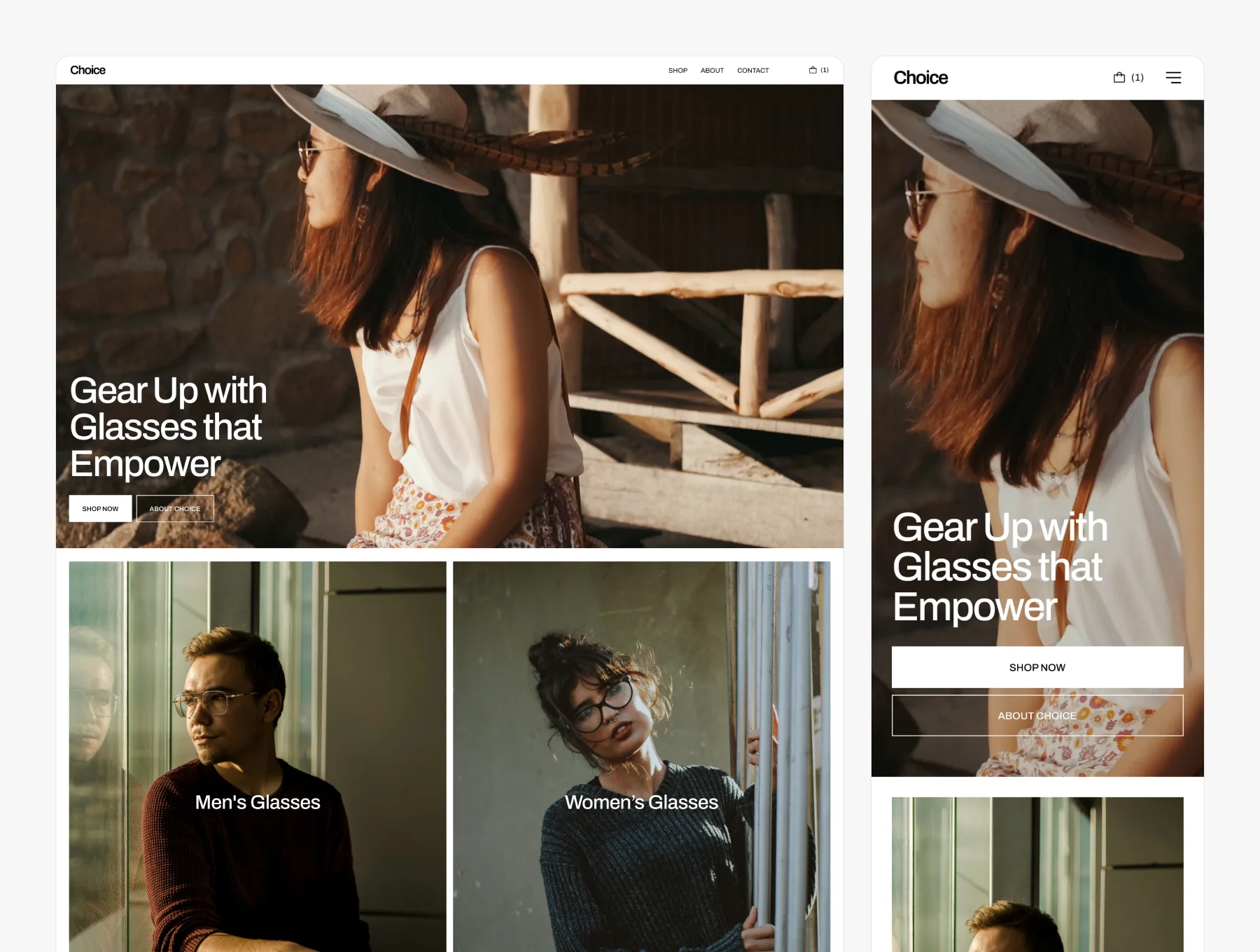Choice — Ecommerce Website 3