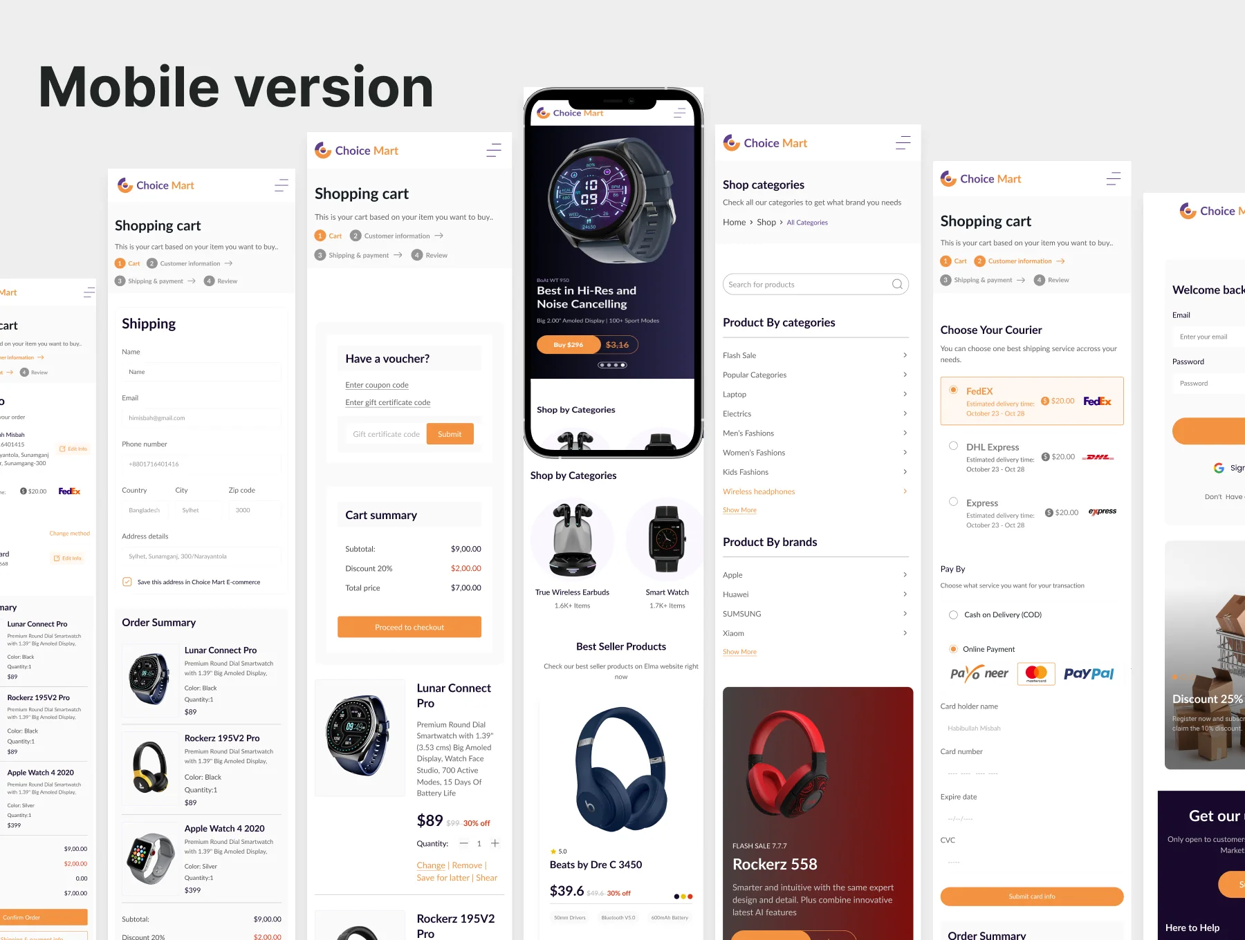 Choice Mart E-commerce Website UI Kit 6